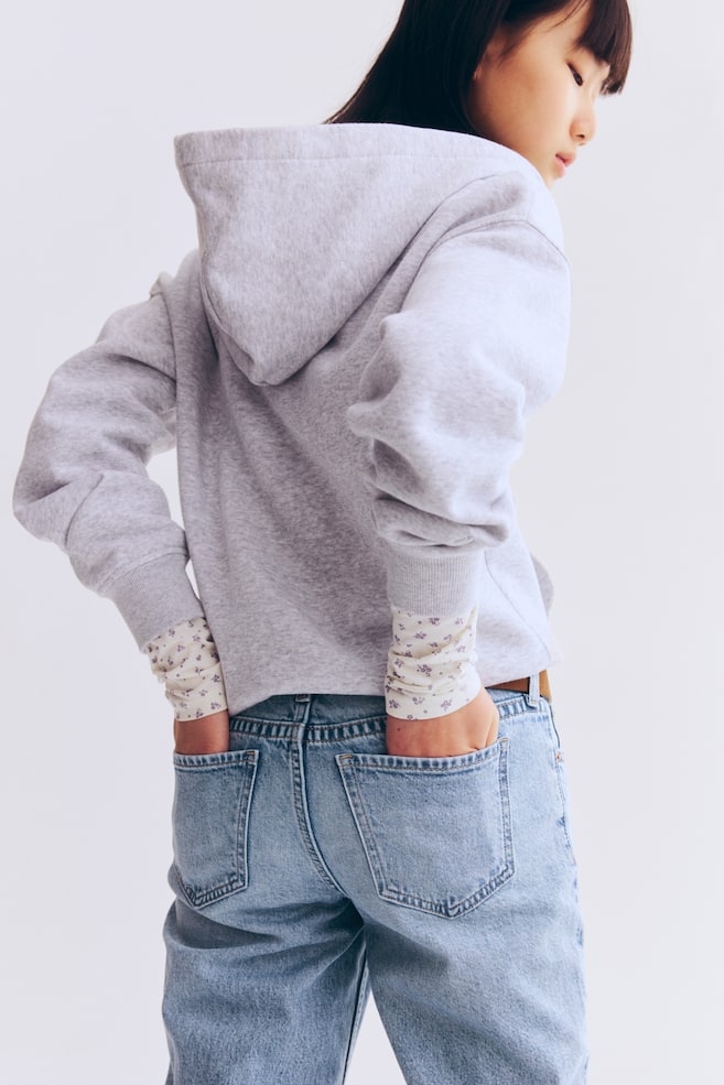 Straight Leg Jeans-Light denim blue - 4