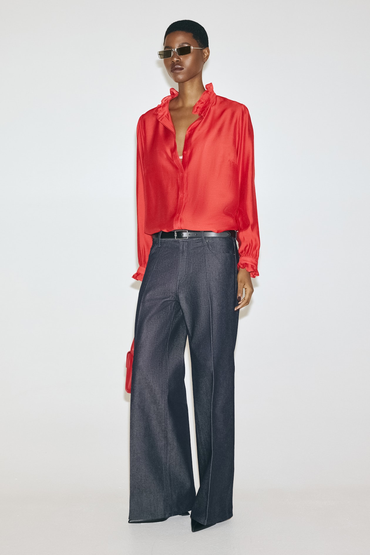 Ruffle-Collar Blouse - image 3