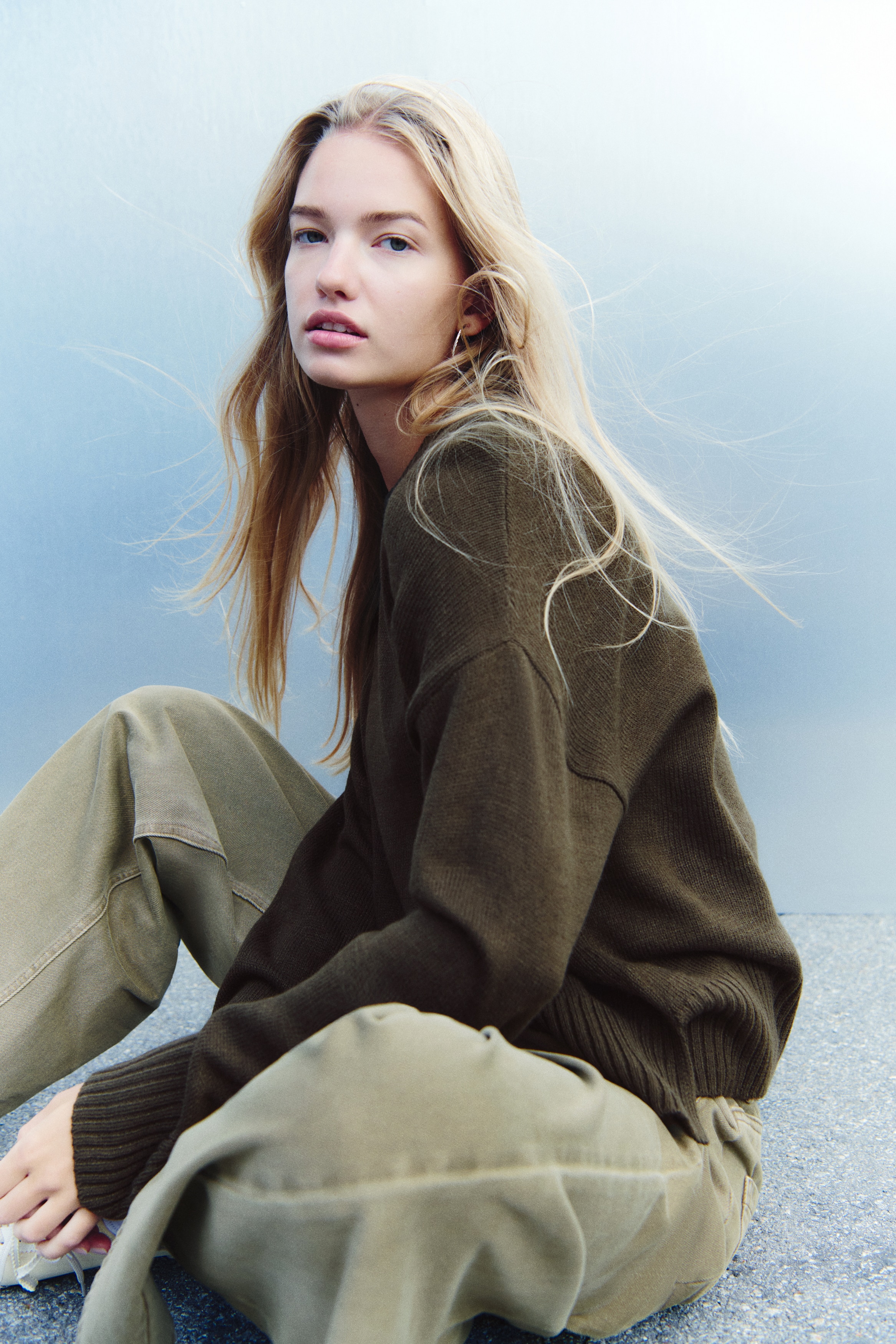 Pullover in Relaxed FitModell