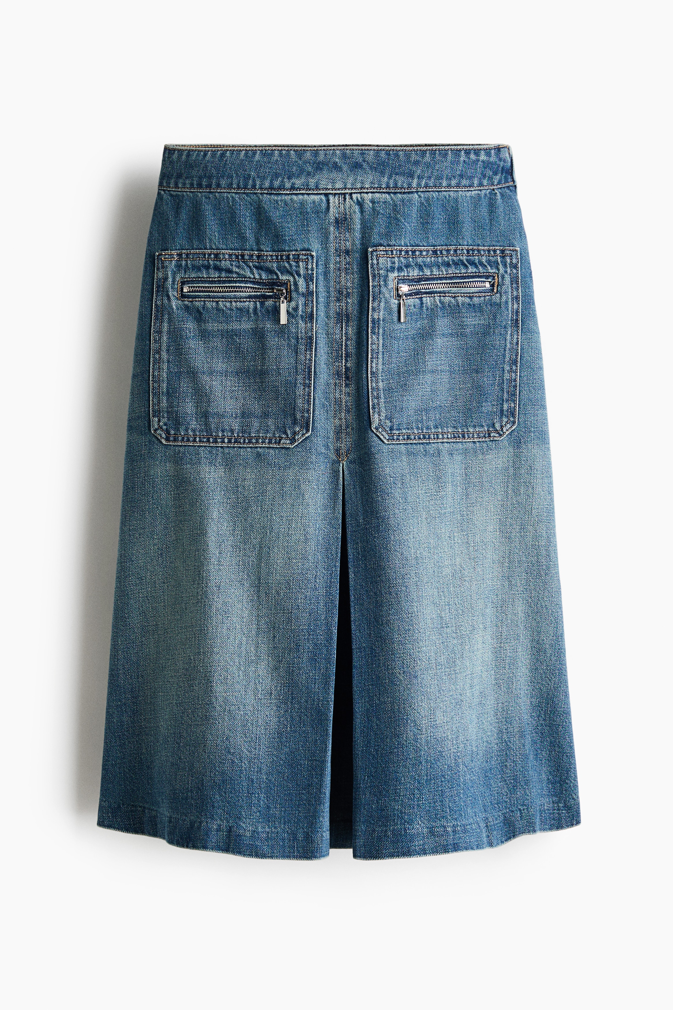 Τζιν φούστα σε γραμμή Α - Μπλε denim