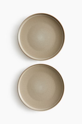 2-pack mattallrik med reaktiv glasering