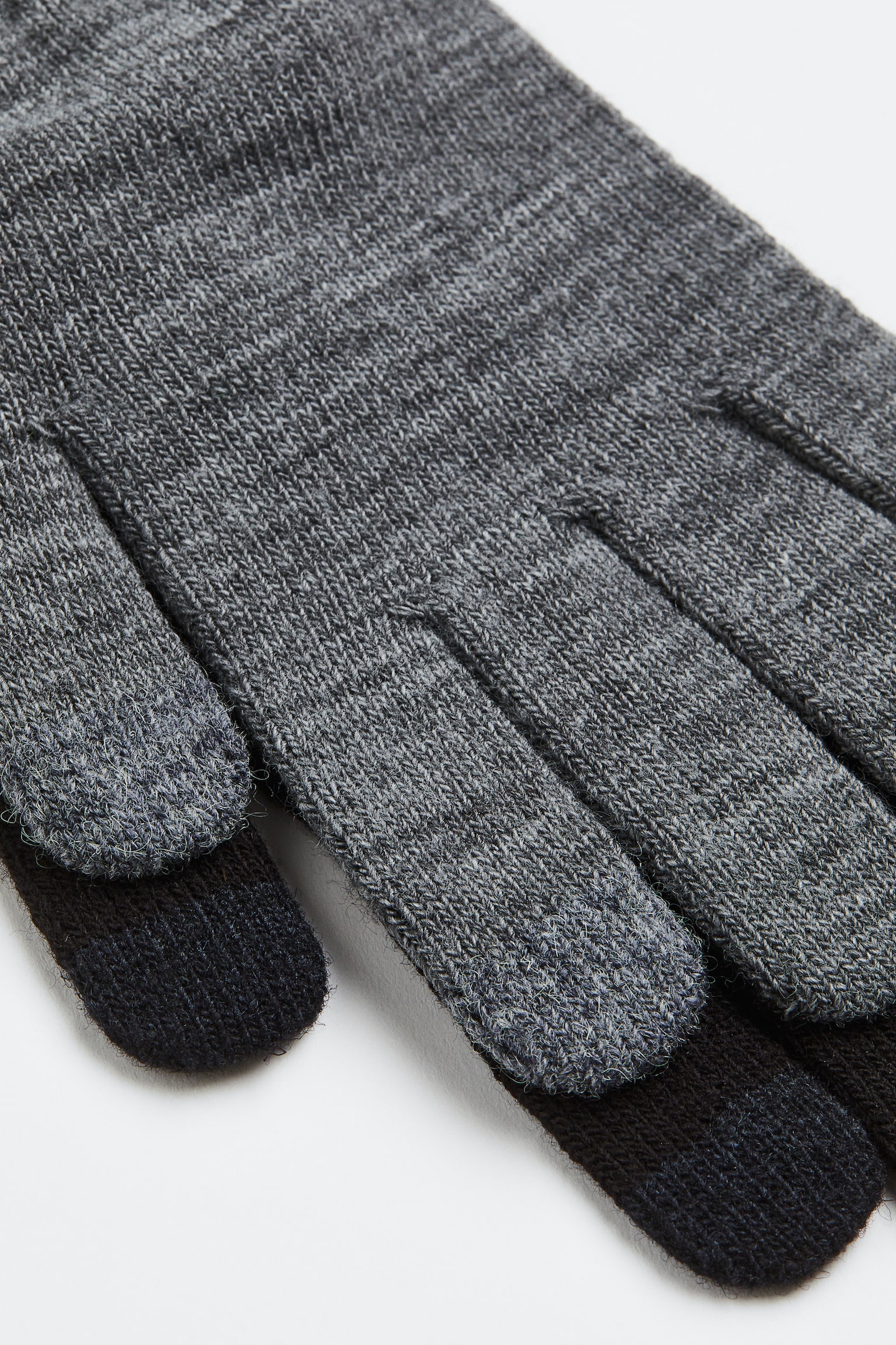 2-pack touchscreen gloves - Grey marl/Black/Black/Dark grey marl/Black/Black/Beige - 2