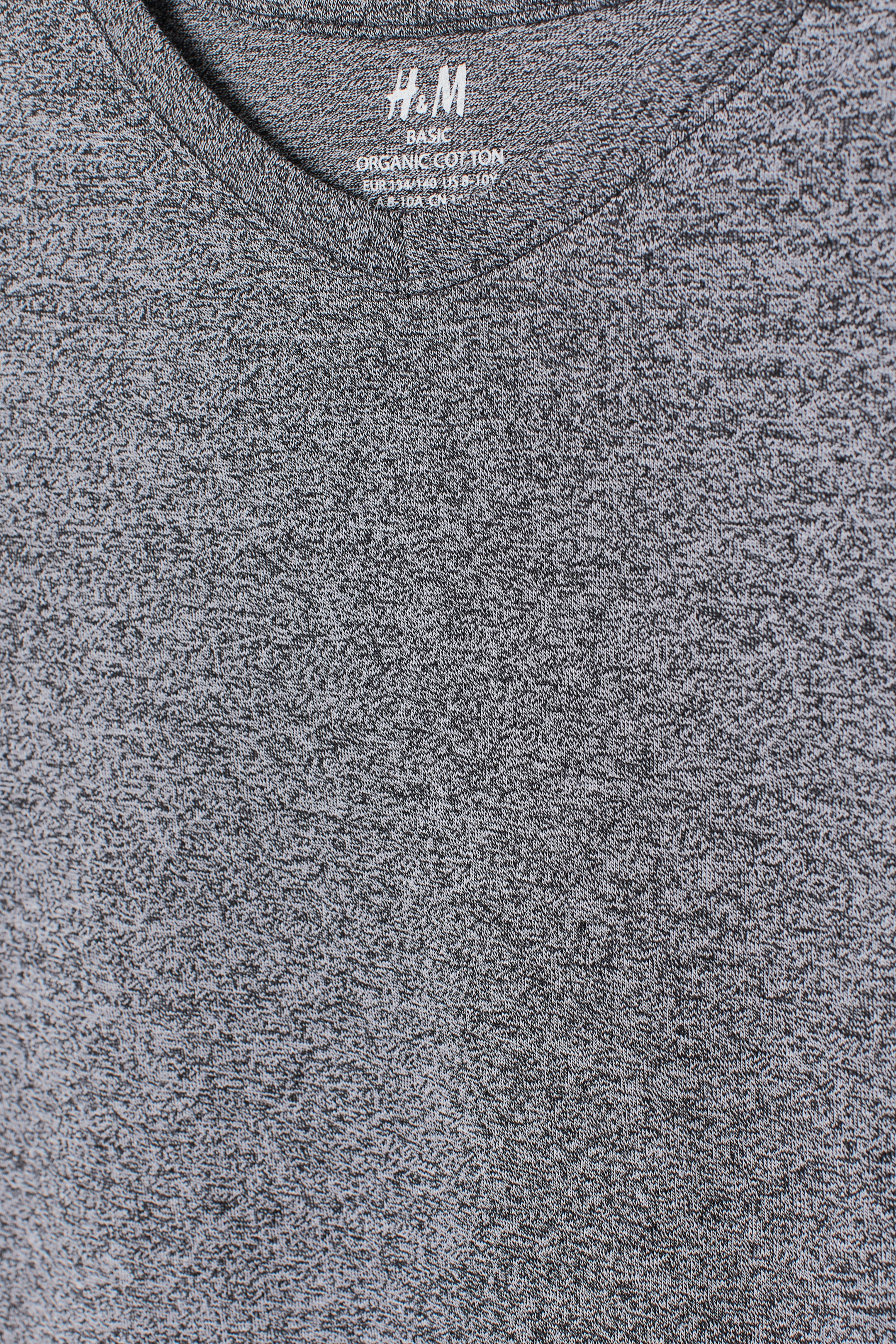 Größeres Bild ansehen: 2er-Pack T-Shirts - Schwarzmeliert/Weiß - Kids | H&M DE 2