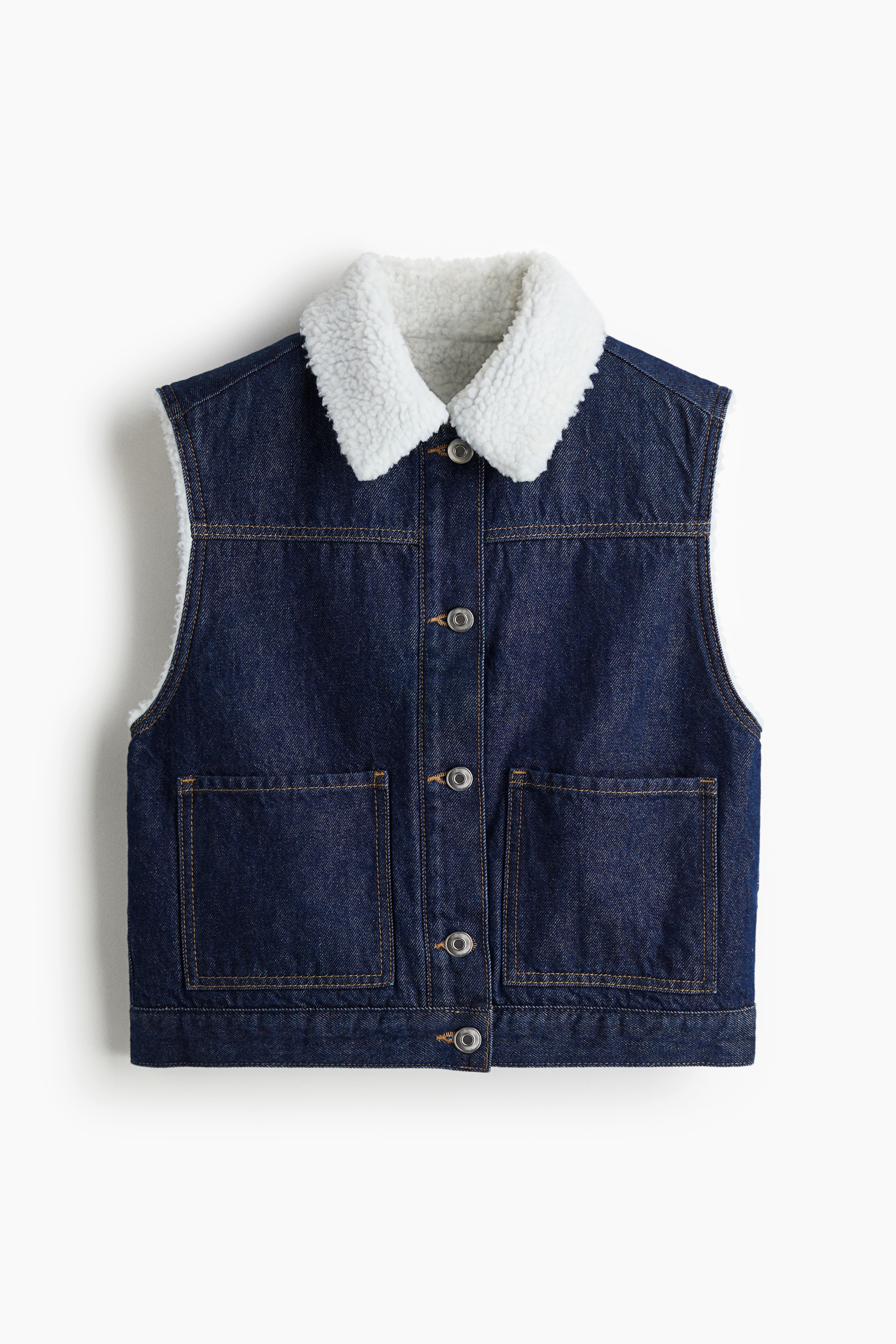 Double-Faced Denim Vest