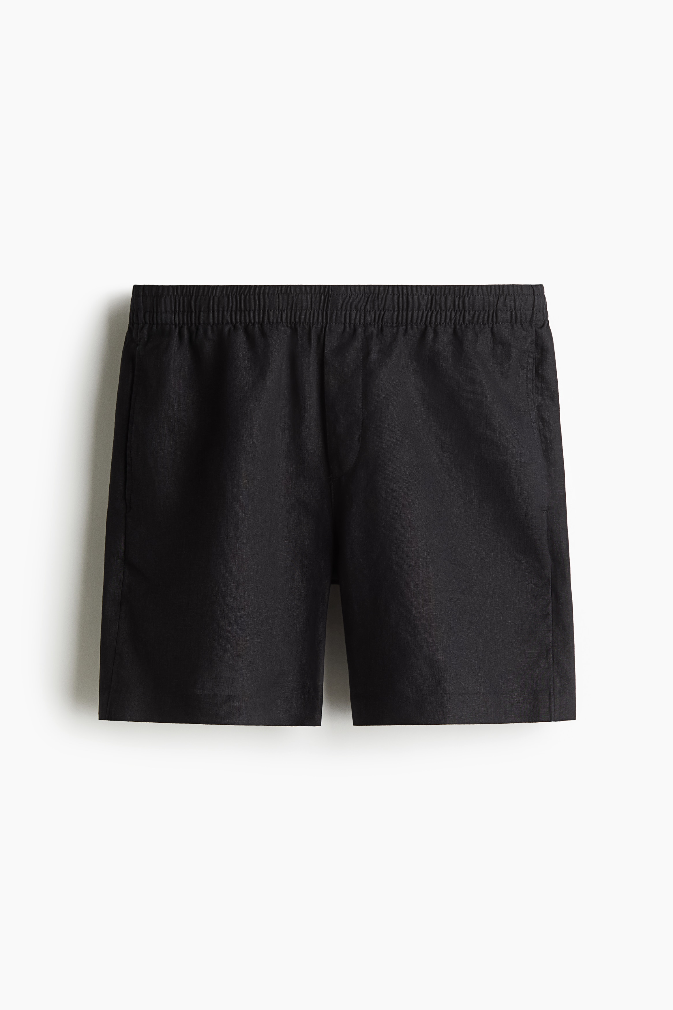 Regular Fit Linen shorts - Black/Light beige/Dark beige/Grey/White/Navy blue