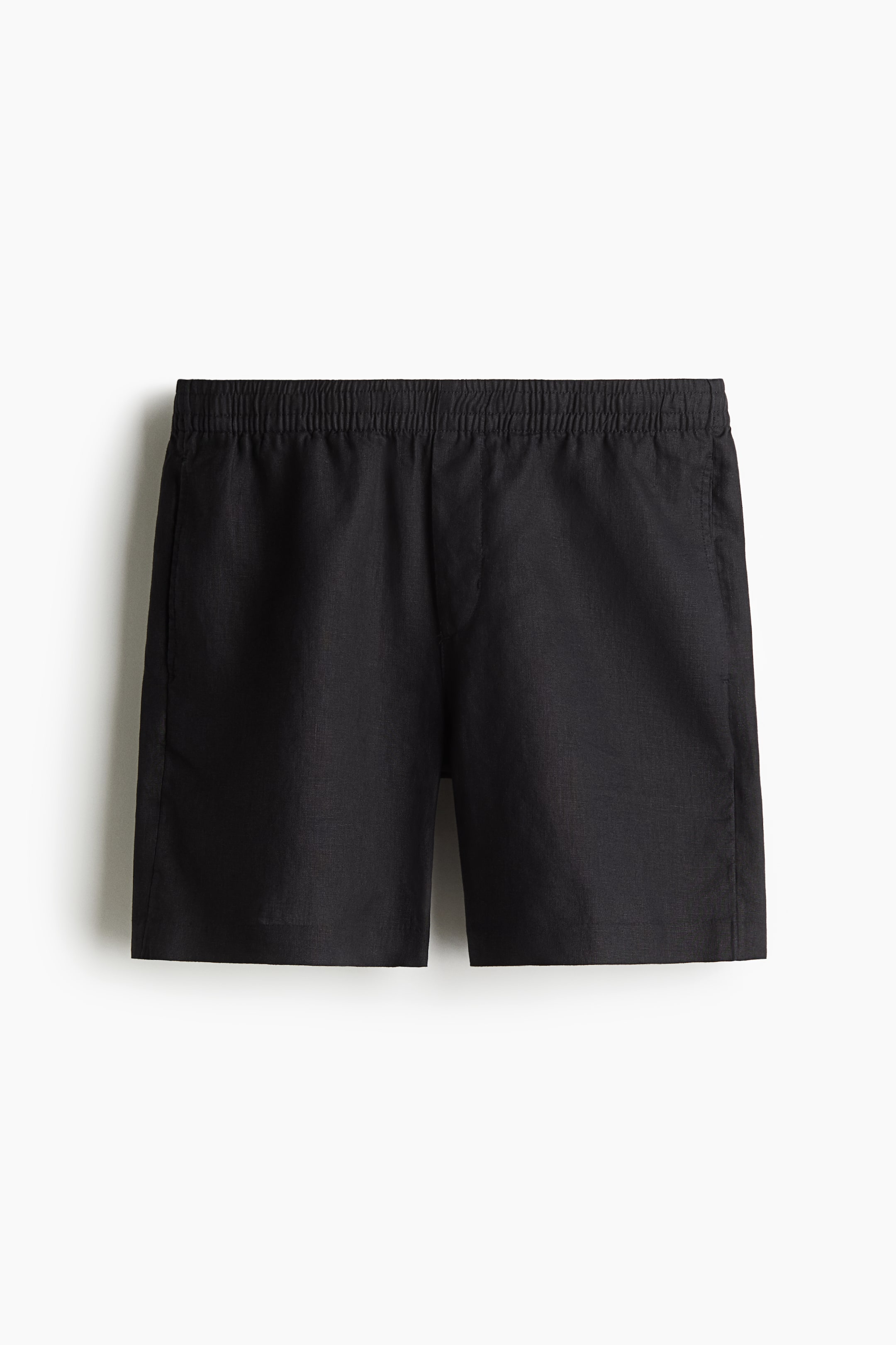 Regular-Fit Linen Shorts