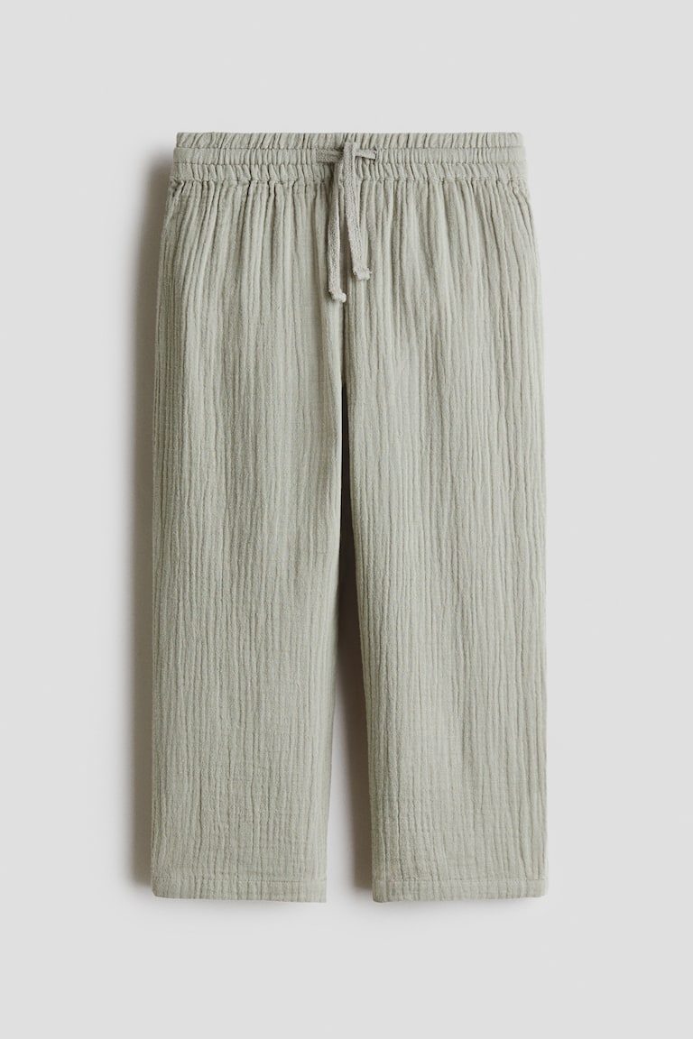 Meke pantalone od pamučnog muslina