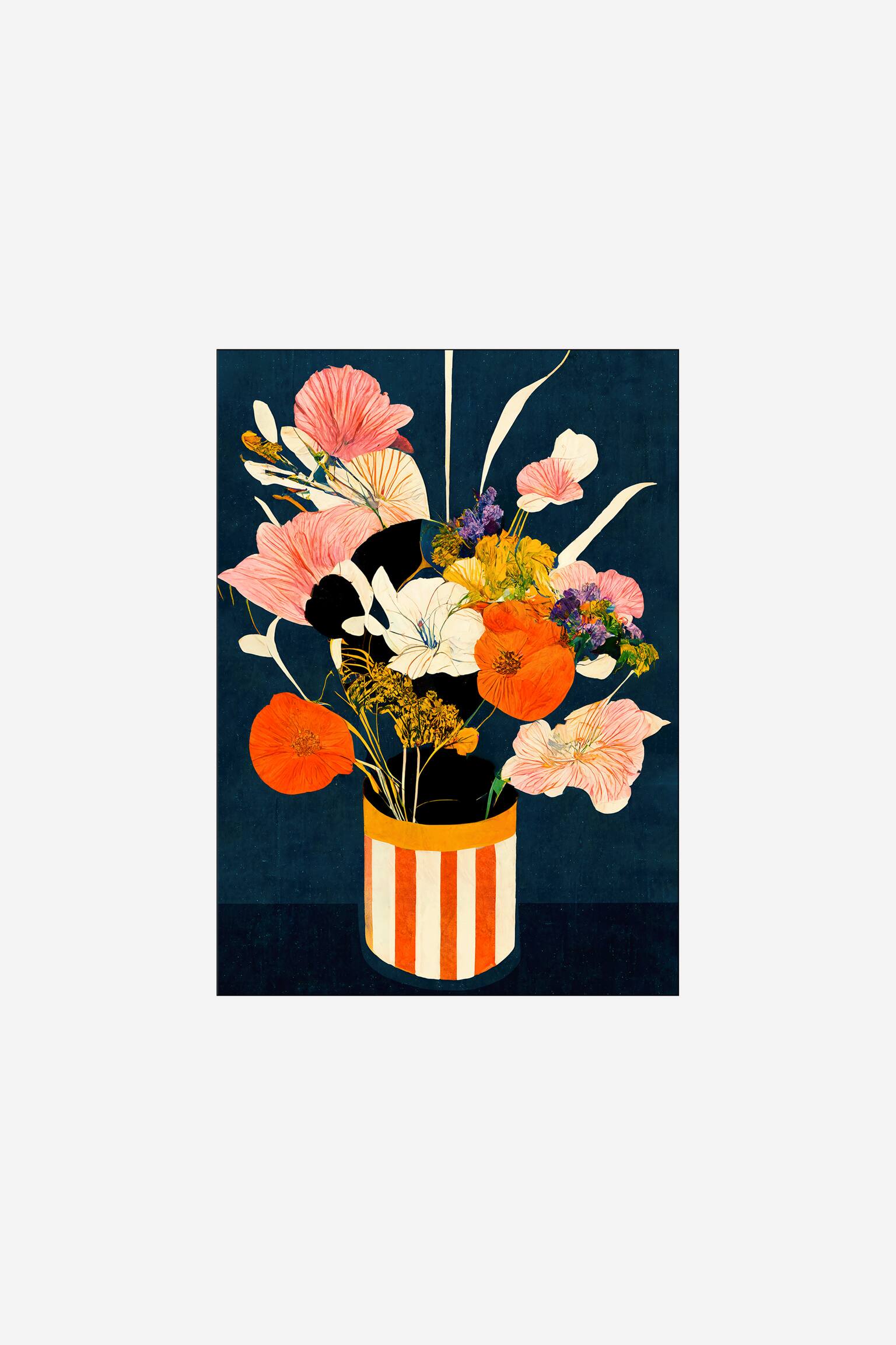 Treechild - Flowers At Night - Farbenfrohe Blumen - 1
