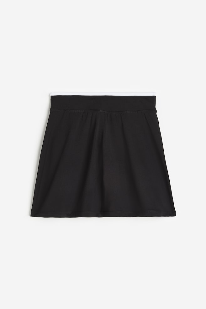 DryMove™ Tennis skirt - Black/White - 2