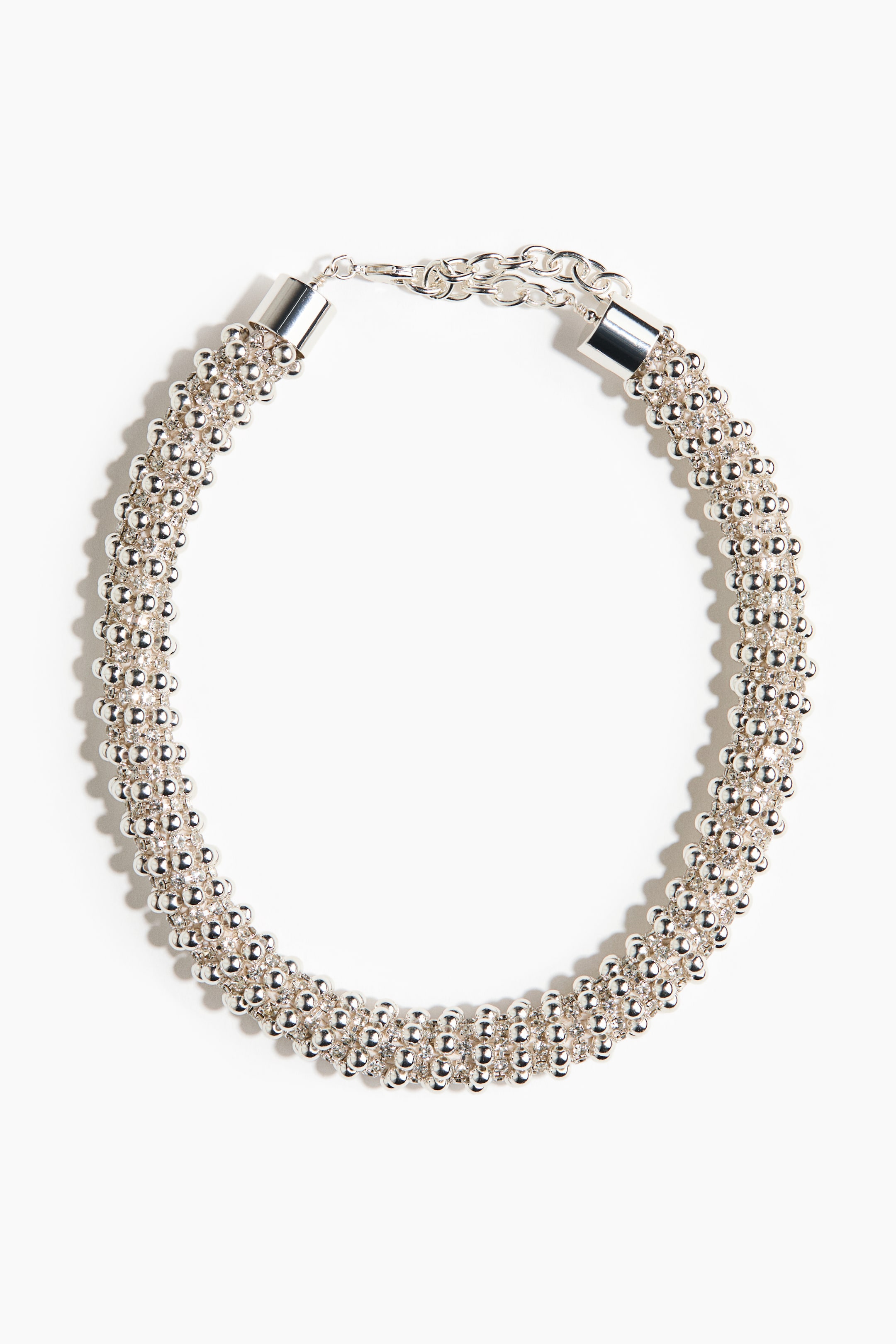 View larger image: Beaded necklace - Silver-coloured - Ladies | H&M GB 1