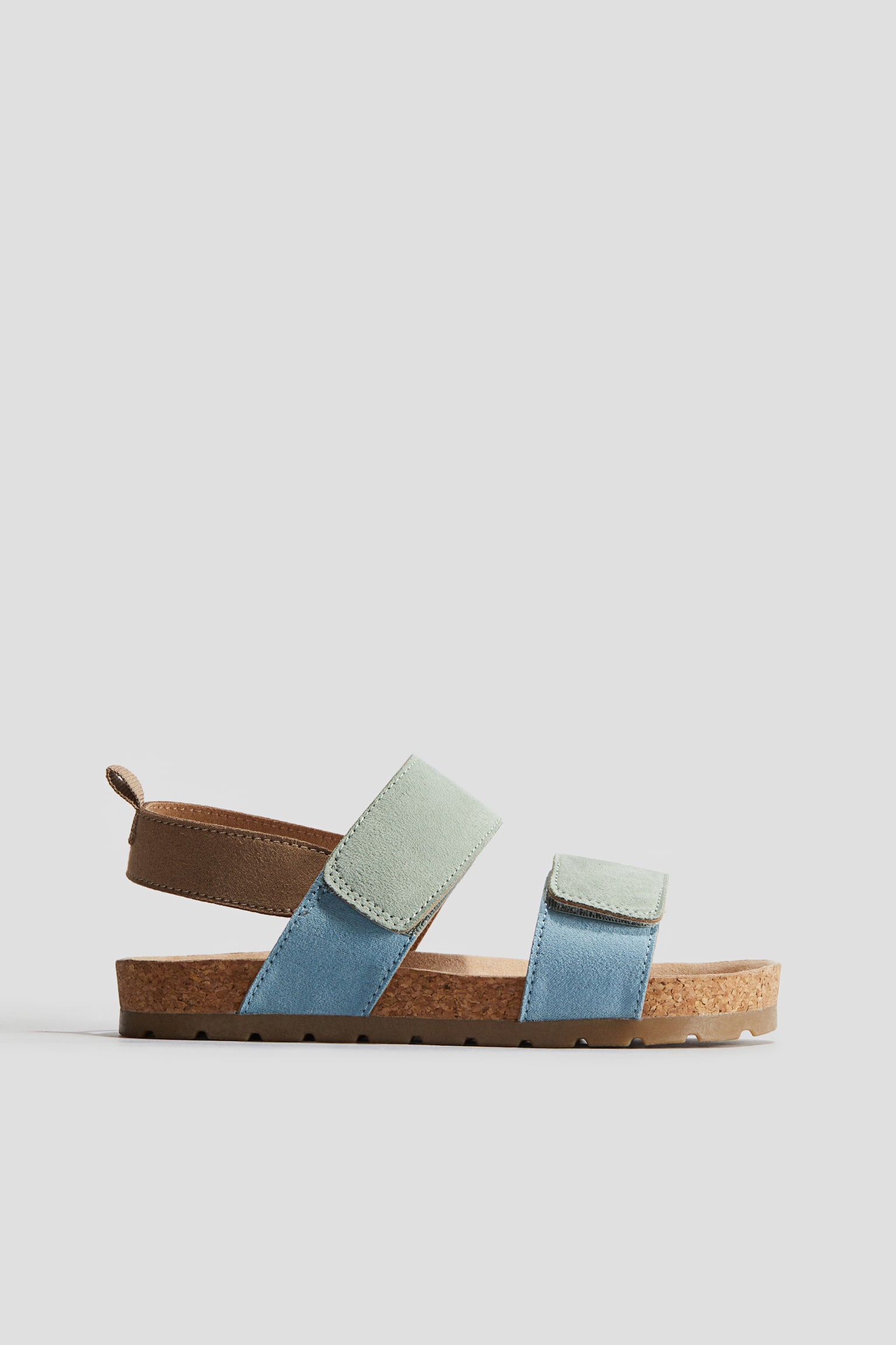 Ankle Strap Sandals - Light green/Light blue/Mole/Blue - 3