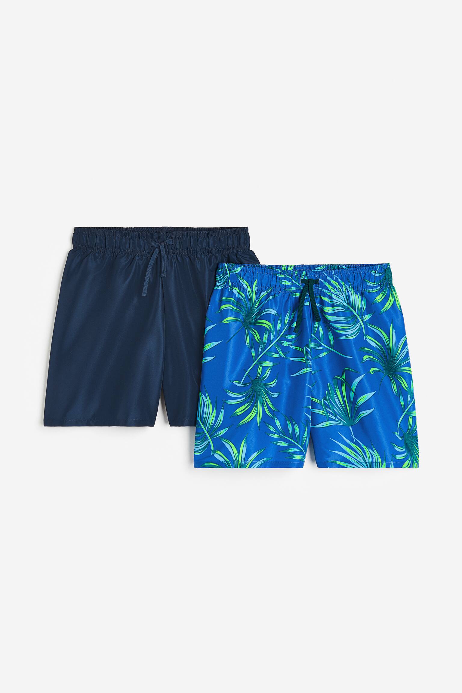 2-pack Boardshorts - Bright blue/Leaves/Blue/Gradient/Light blue/Sharks/Neon yellow/Gaming - 1