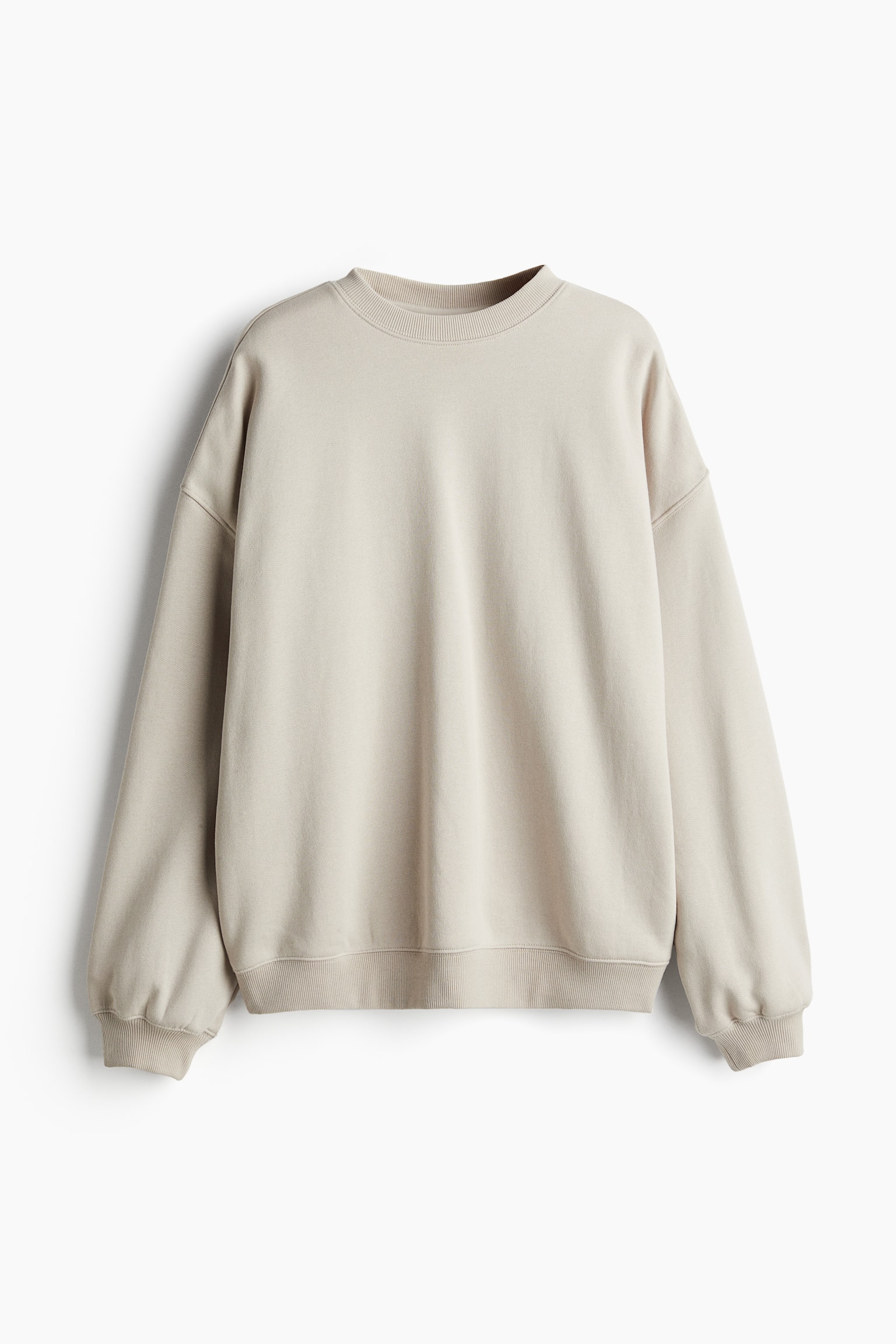 Sports sweatshirt in DryMove™ - Light beige/Light grey marl - 2