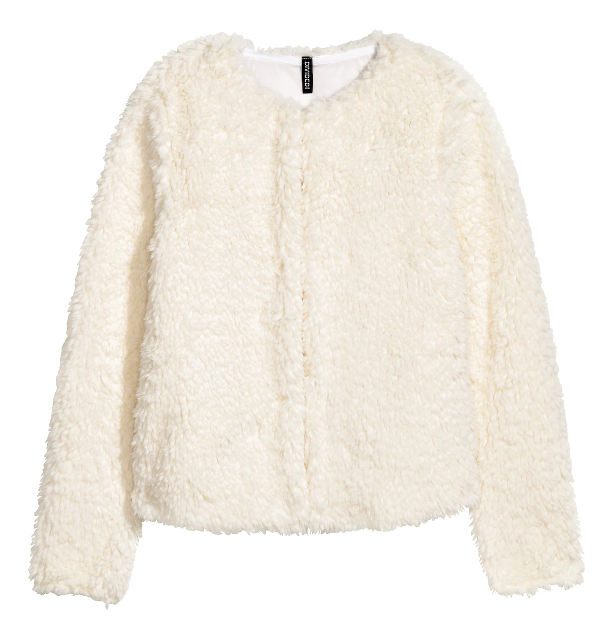 Pile jacket - Long sleeve - Natural white - Ladies | H&M GB