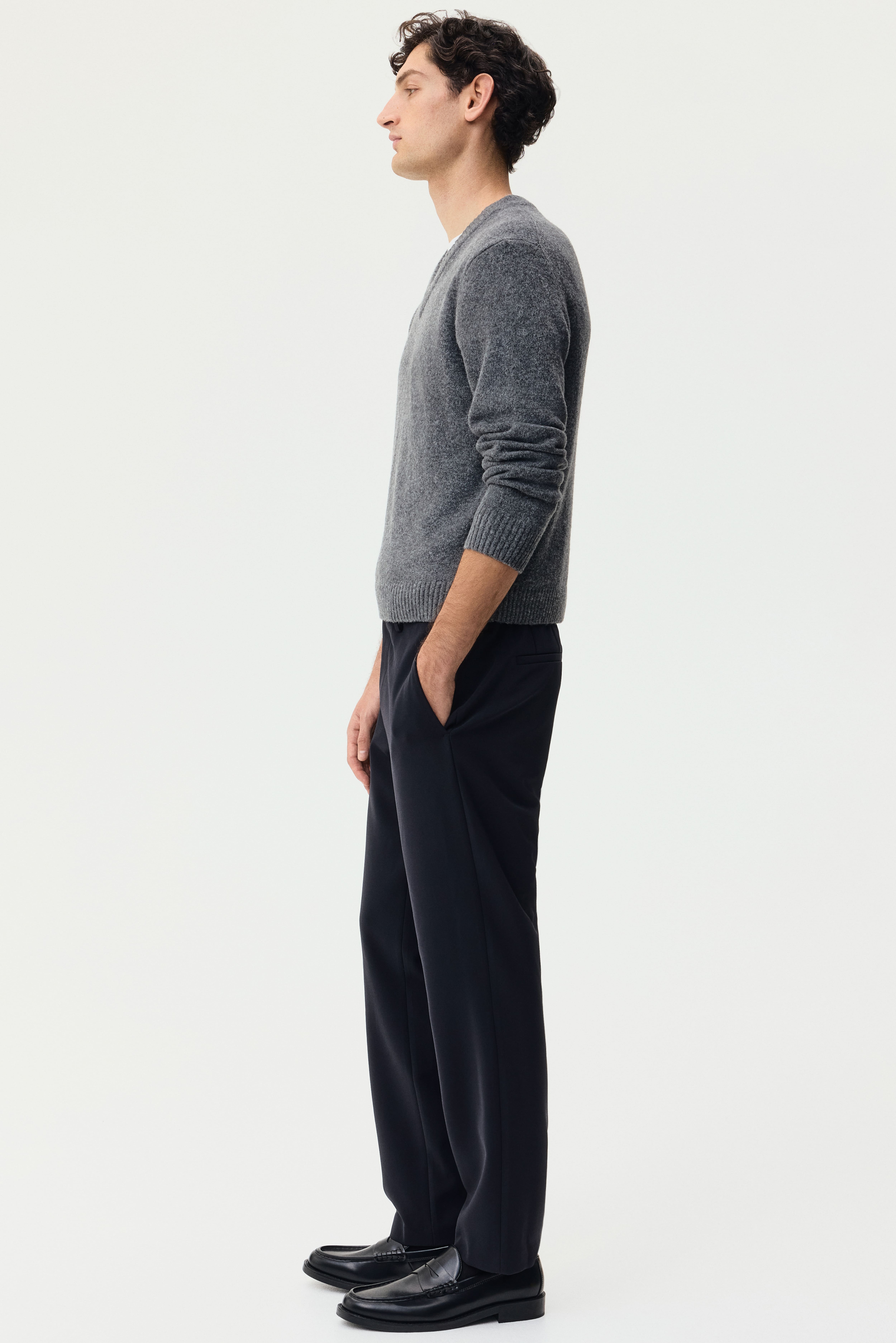 Slim-Fit Tailored Pants