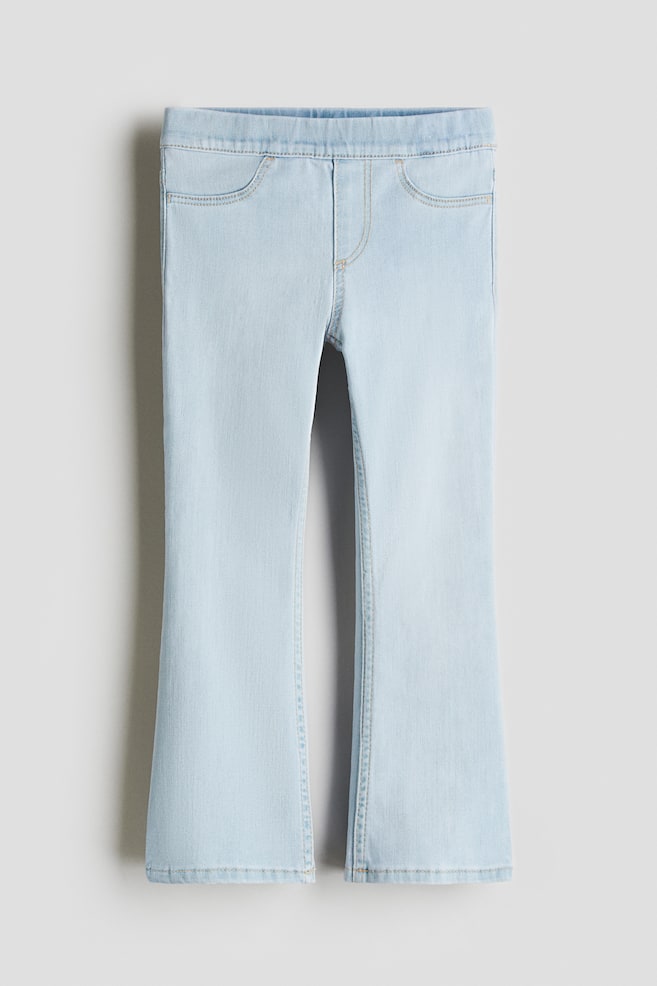 Superstretch Flared Leg Jeans - Light denim blue/Denim blue/Denim black/Dark denim blue - 1