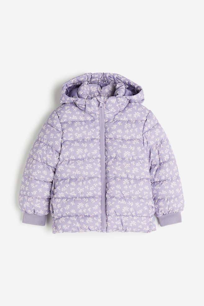 Padded jacket - Light purple/Floral - 2