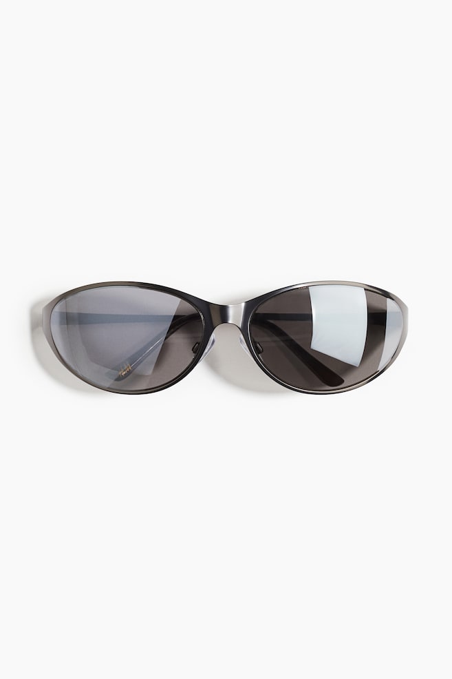 Sporty sunglasses - Dark grey - 1