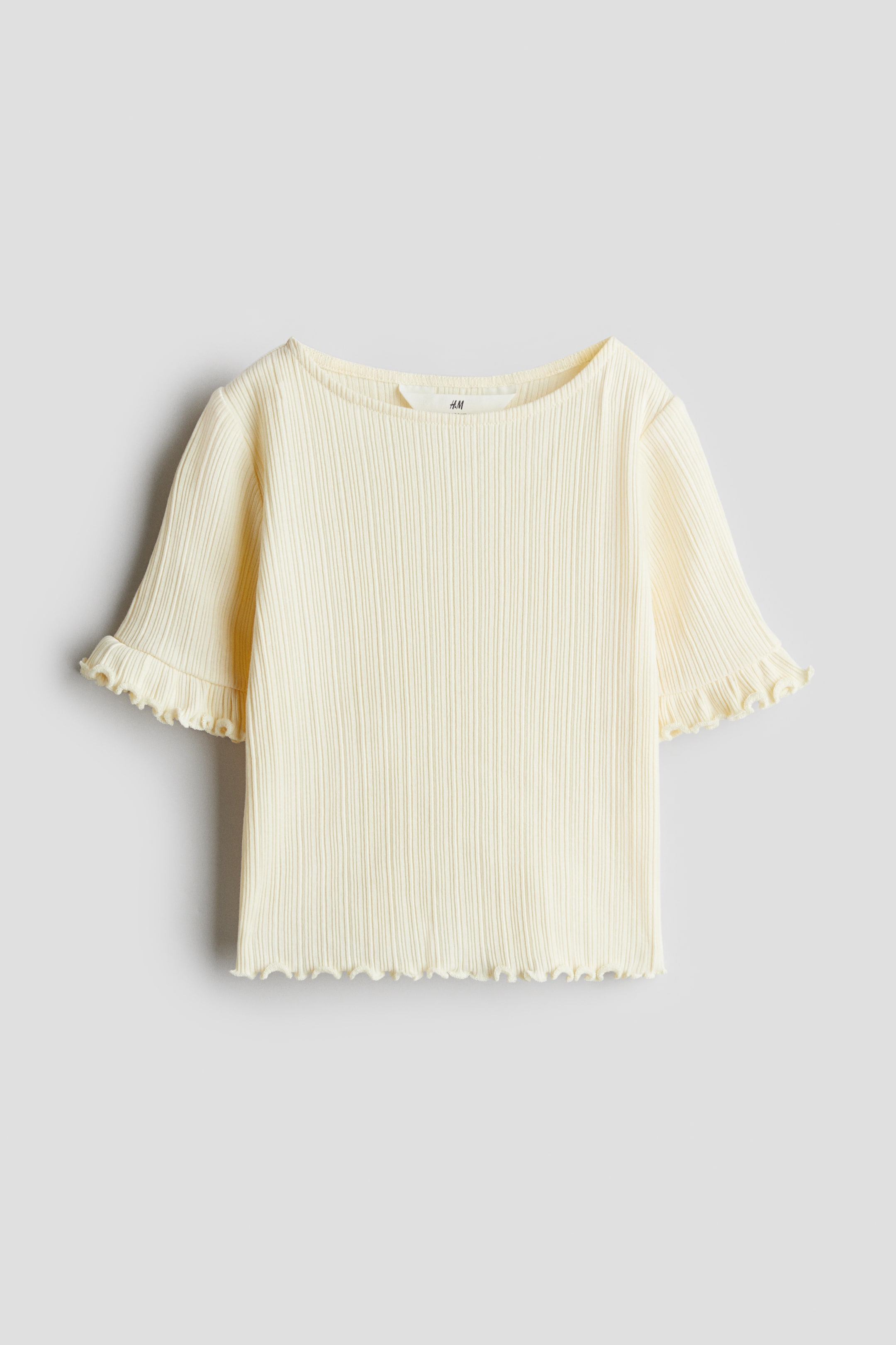 Ribbed Jersey Top