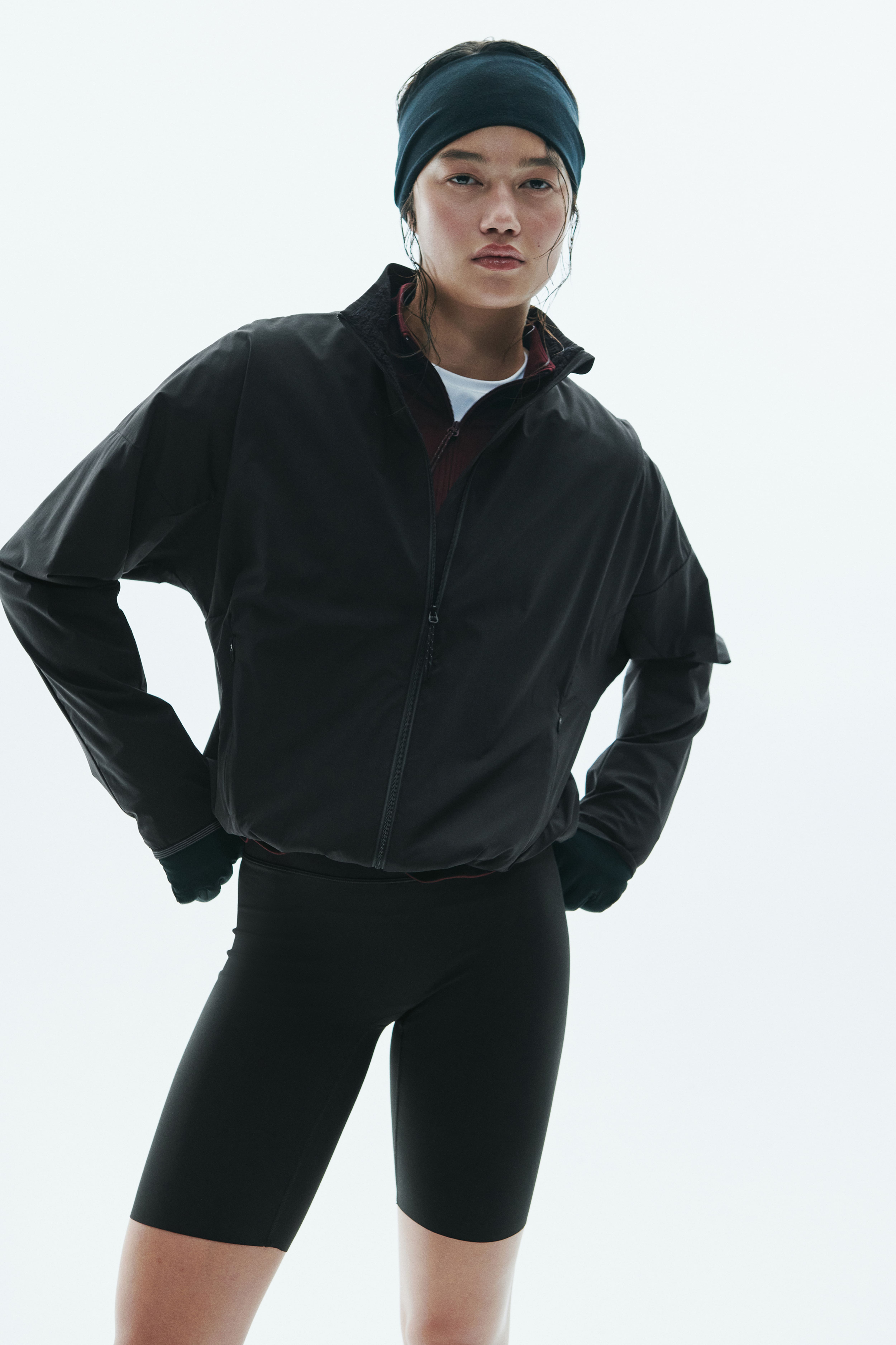 Warm Water-Repellent Activewear Jacket