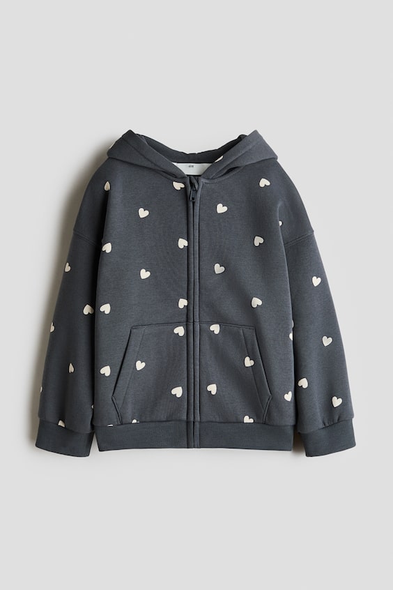 Детские куртки H&M Oversized Brushed-Inside Hooded Jacket