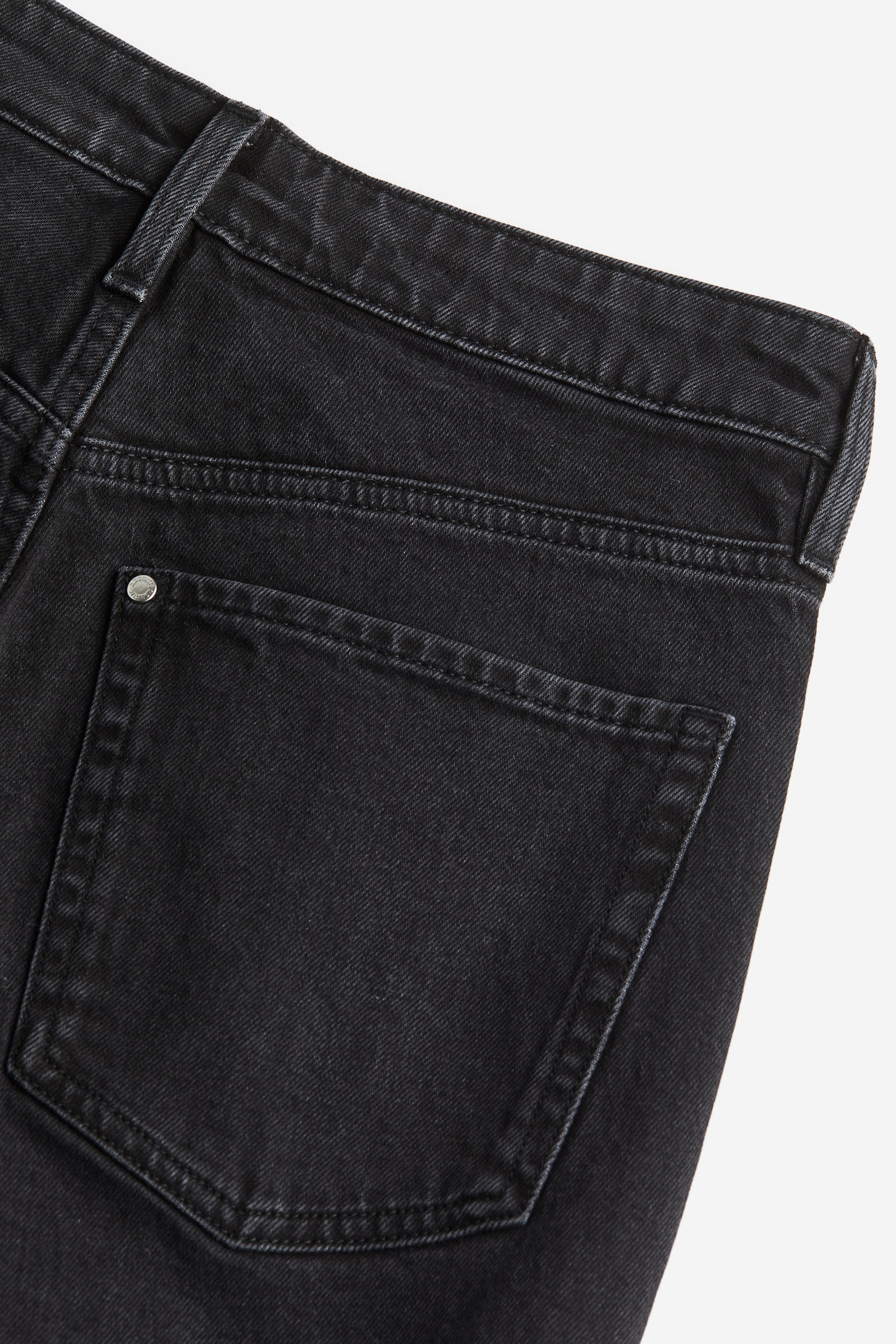 Slim Straight High Jeans - Black - Ladies | H&M GB 7