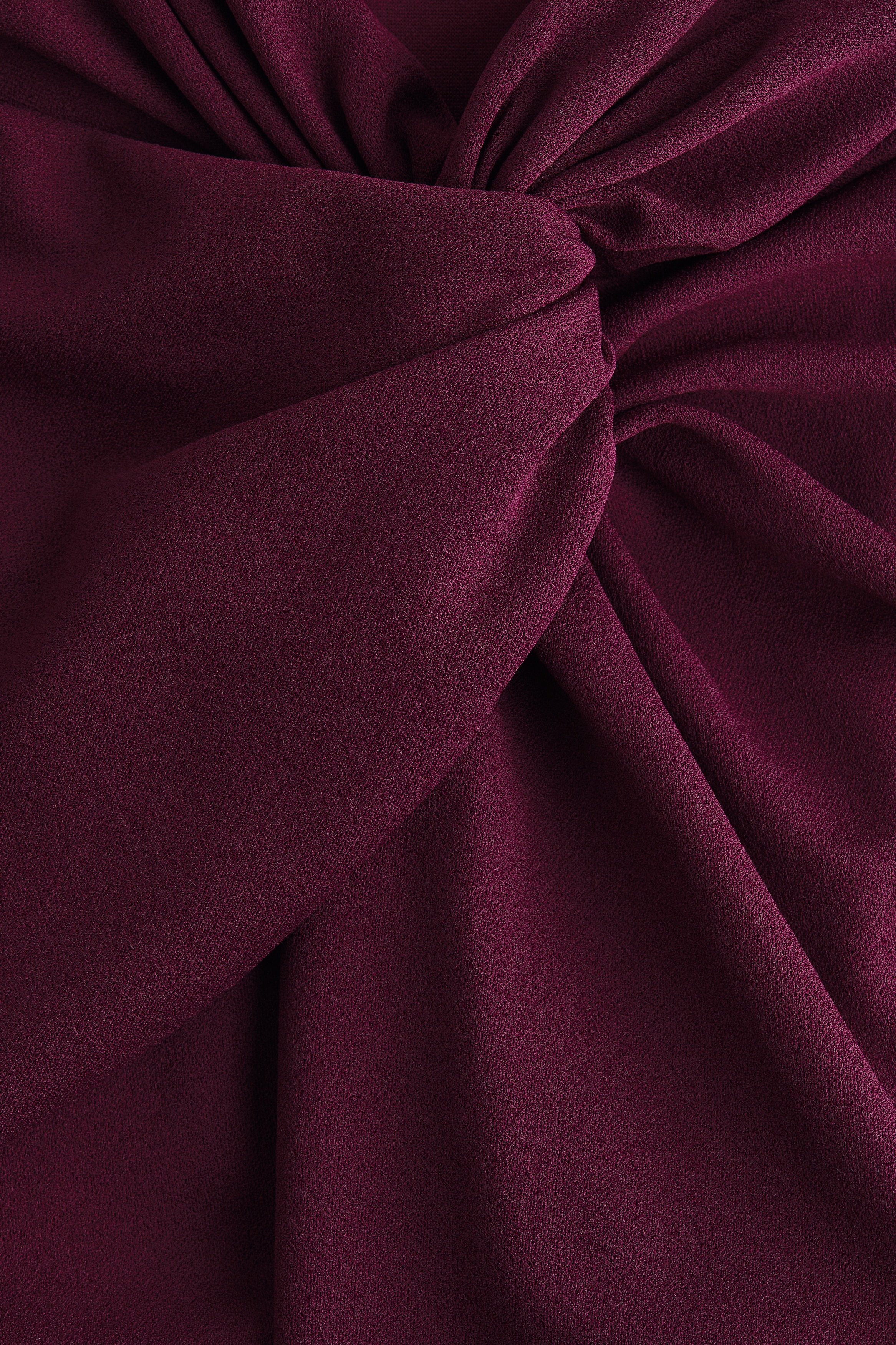 Twisted-detail trousers