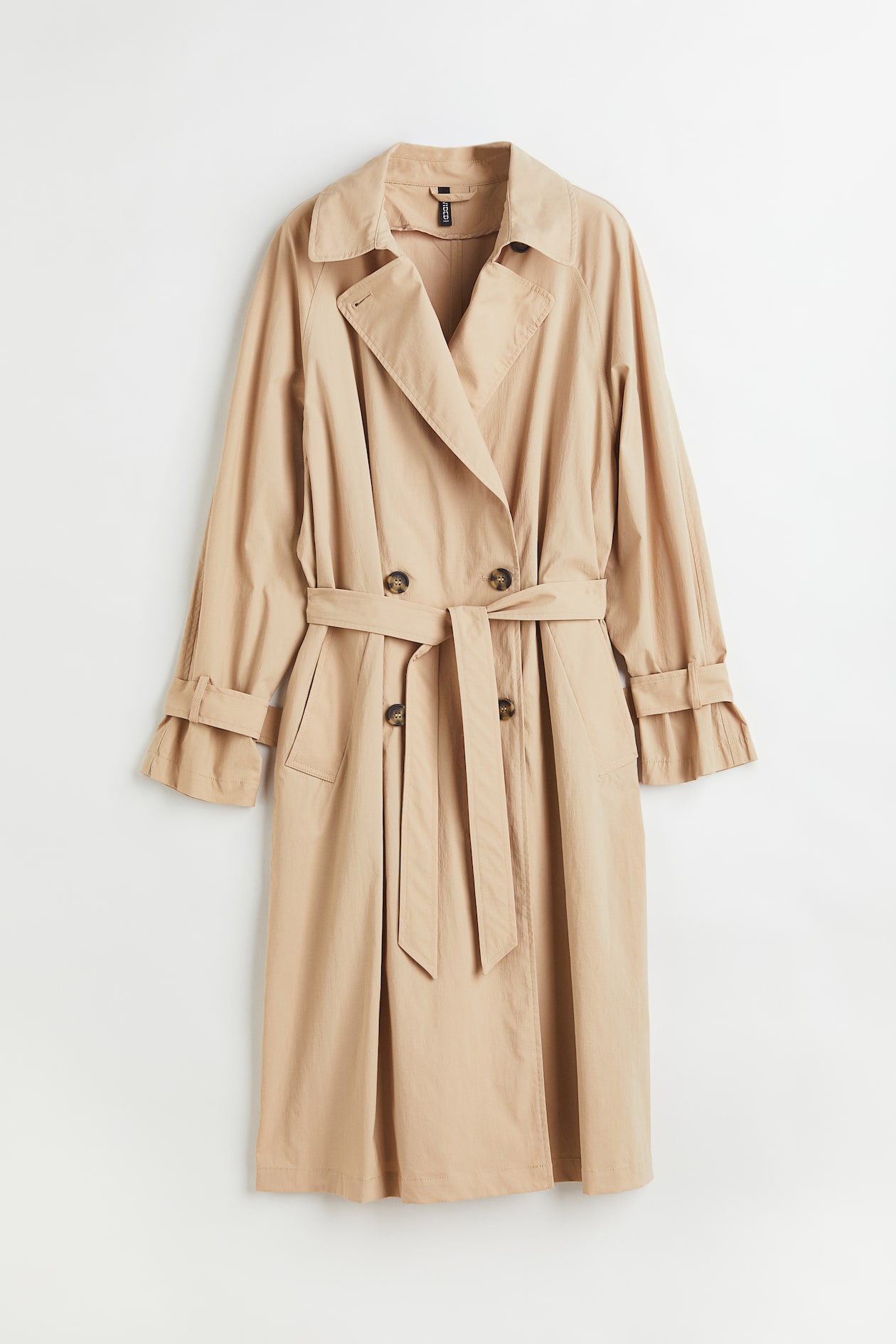 Veste trench beige femme double boutonnage main image 0