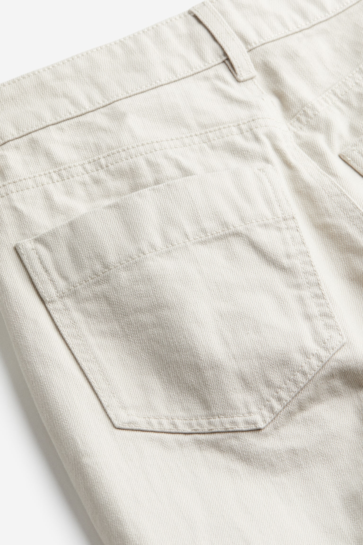 Straight twill trousers - Light beige/Dark grey/Black/Light beige - 4