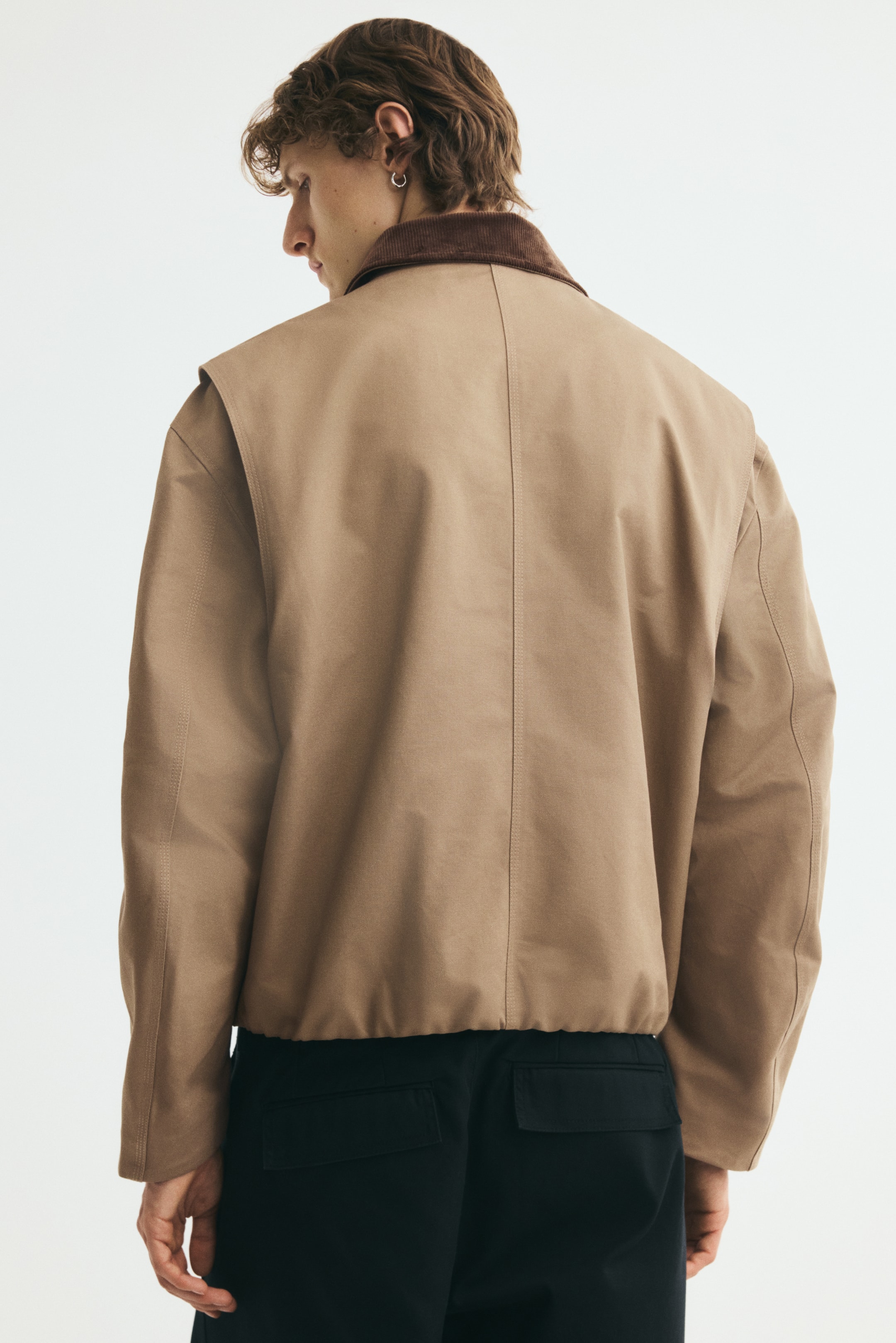 Мужские куртки H&M Twill Workwear Jacket — фото 6