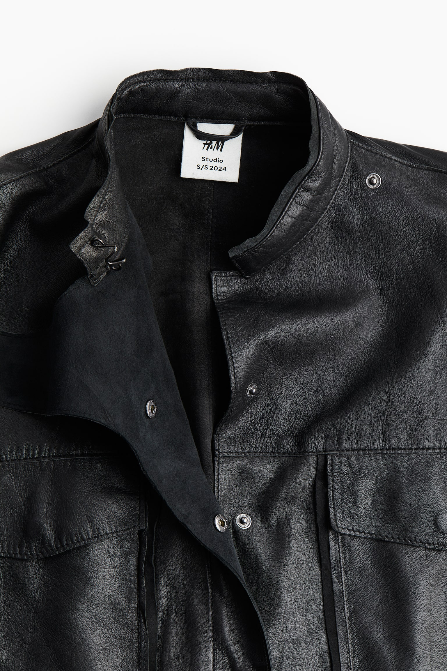 Leather Jacket - Black - 7