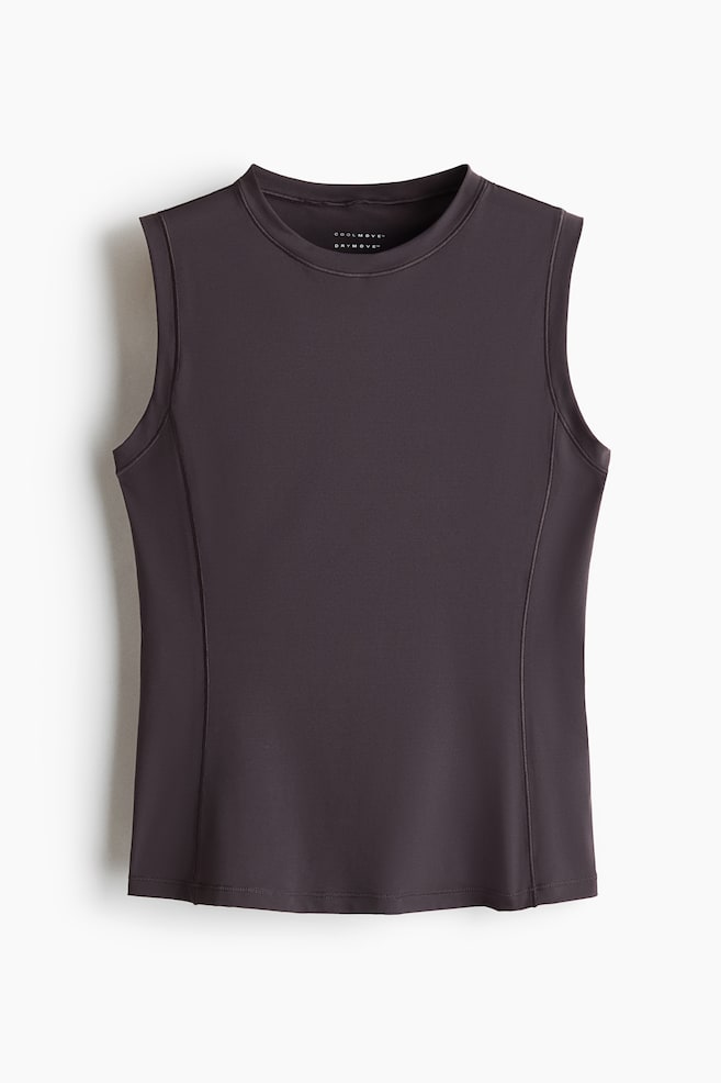 Sportovní tílko DryMove™ Loose Fit - Tmavě vřesová/Horská zelená/Slonovinová - 1