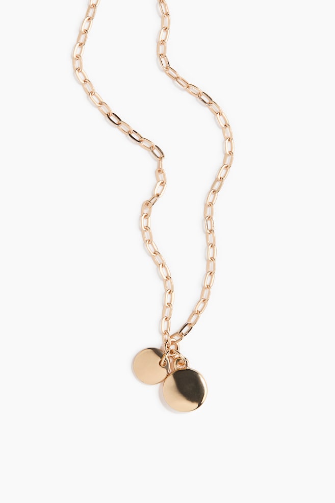Pendant necklace - Gold-coloured - 2
