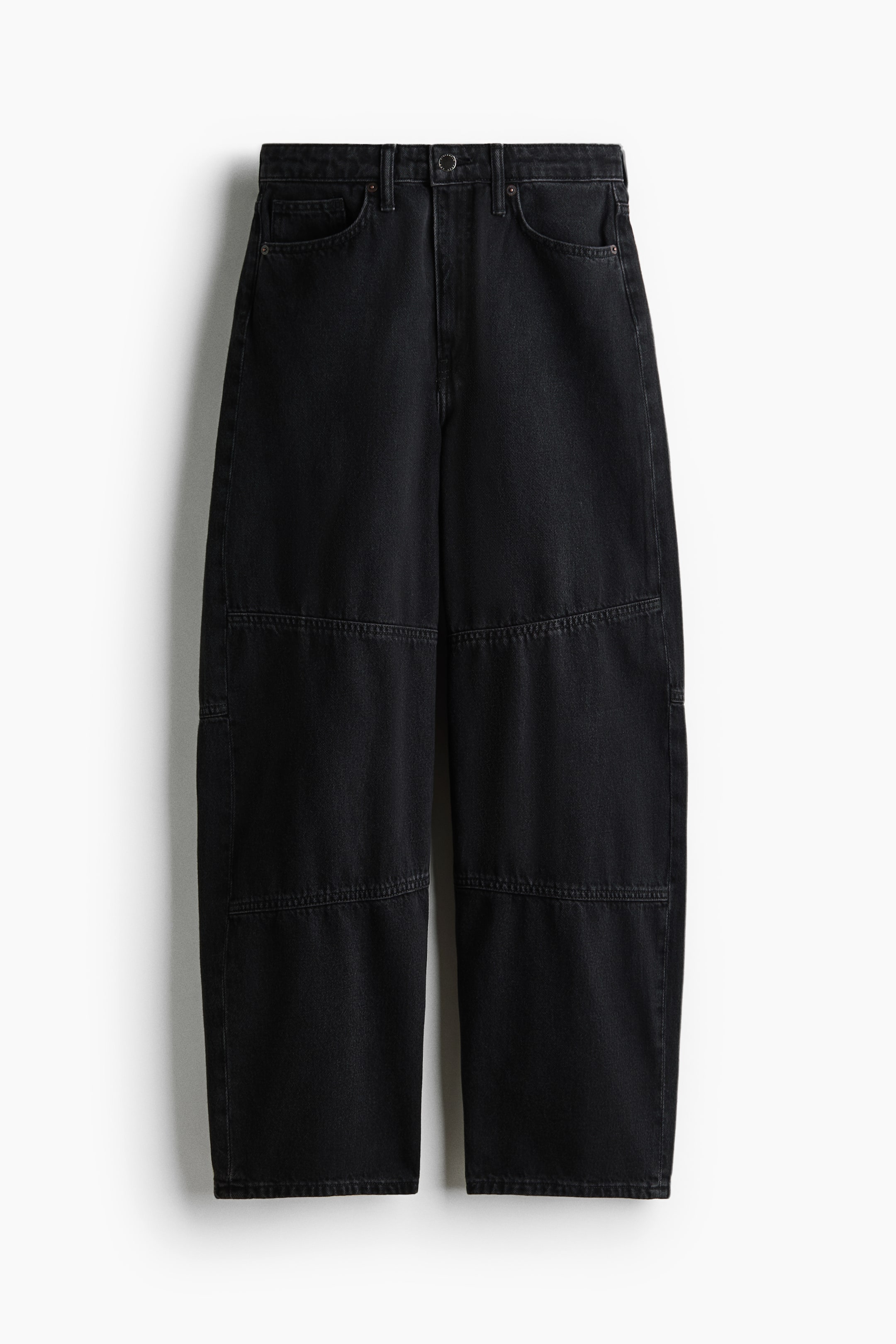 Barrel-Leg High-Waist Jeans