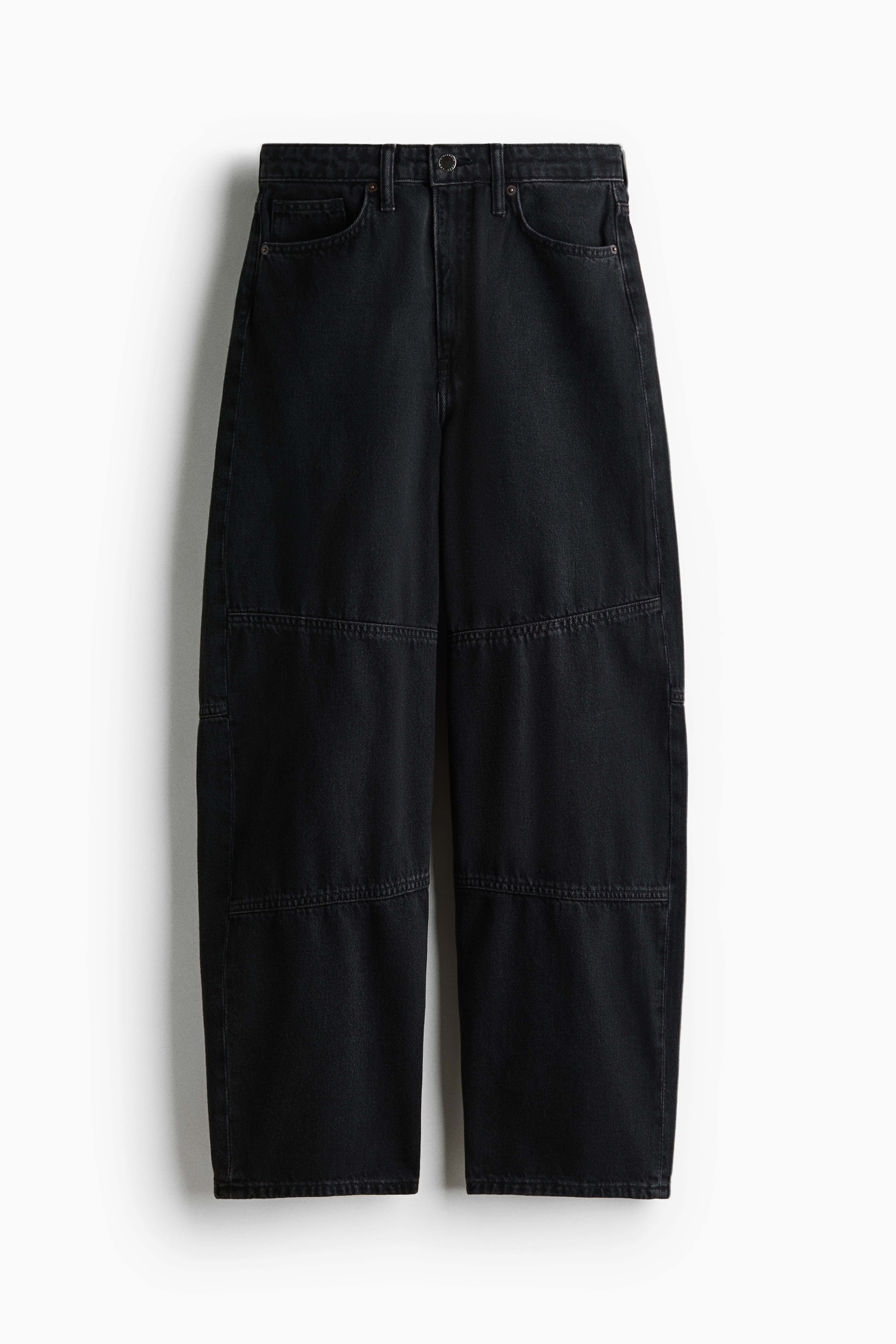 Barrel-Leg High-Waist Jeans