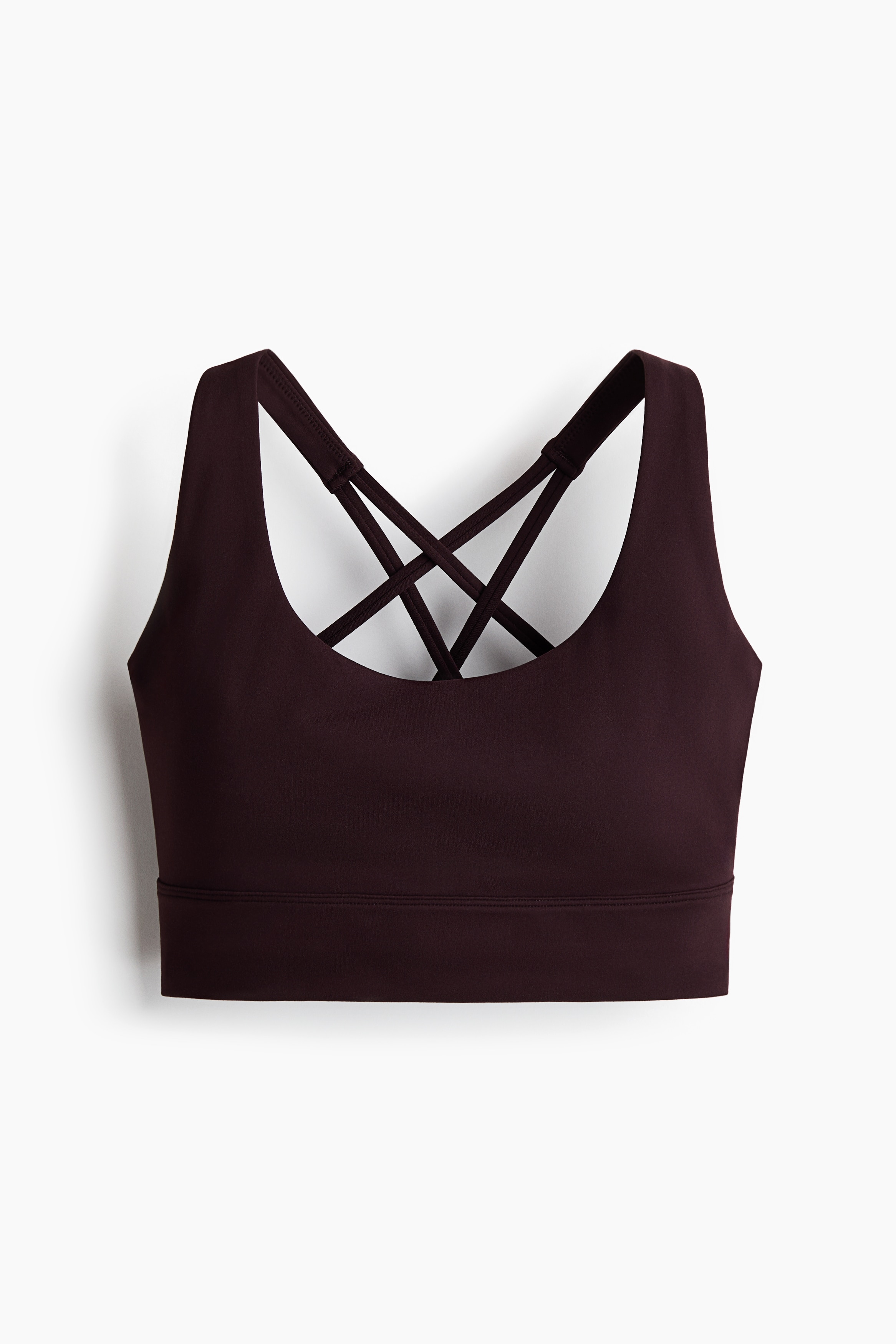 Športová podprsenka Medium Support SoftMove™ - Čokoládovoslivková/Slonovinová/Čierna/Svetlá marhuľová/Staroružová/Tmavohnedá/Sivá/Púdrová ružová/Svetlá burgundská červená/Chladná orgovánová/Jasnočervená