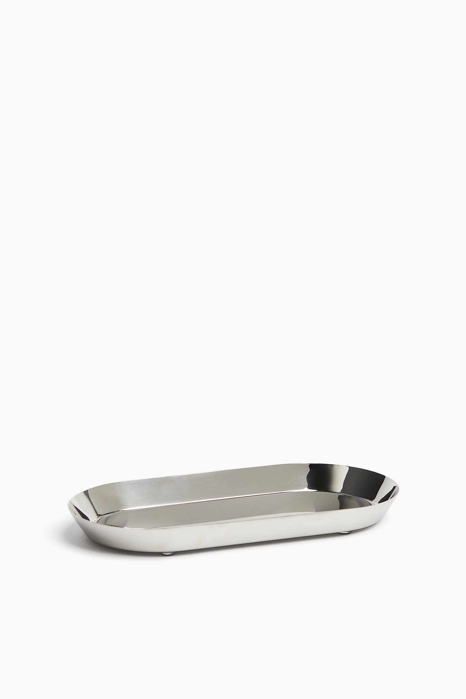 Small metal tray - Silver-coloured/Black - 1