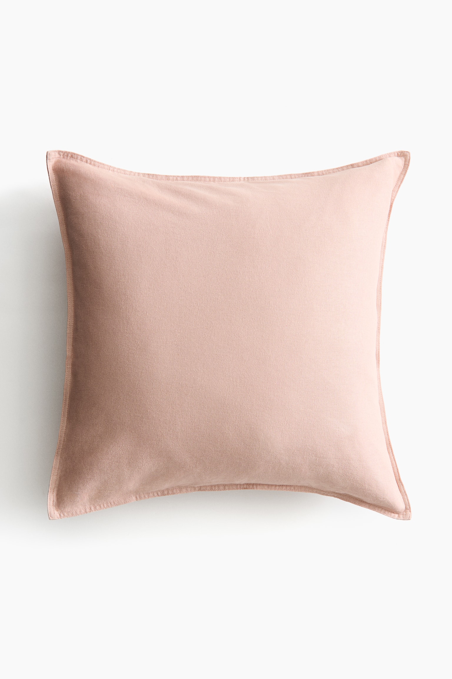 Linen-blend cushion cover - Light dusty pink/Light dusty blue - 1