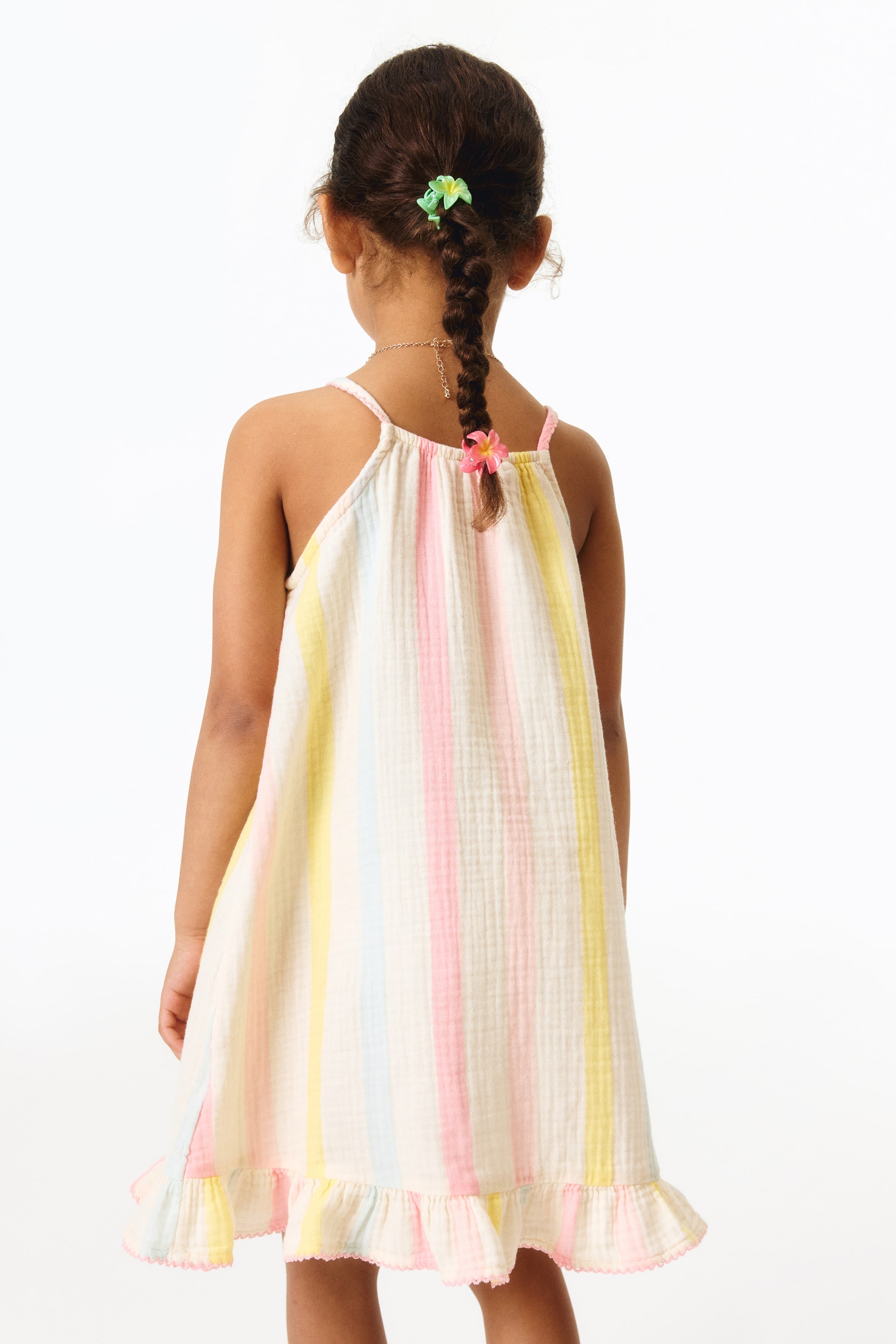 Flounced Strappy Dress