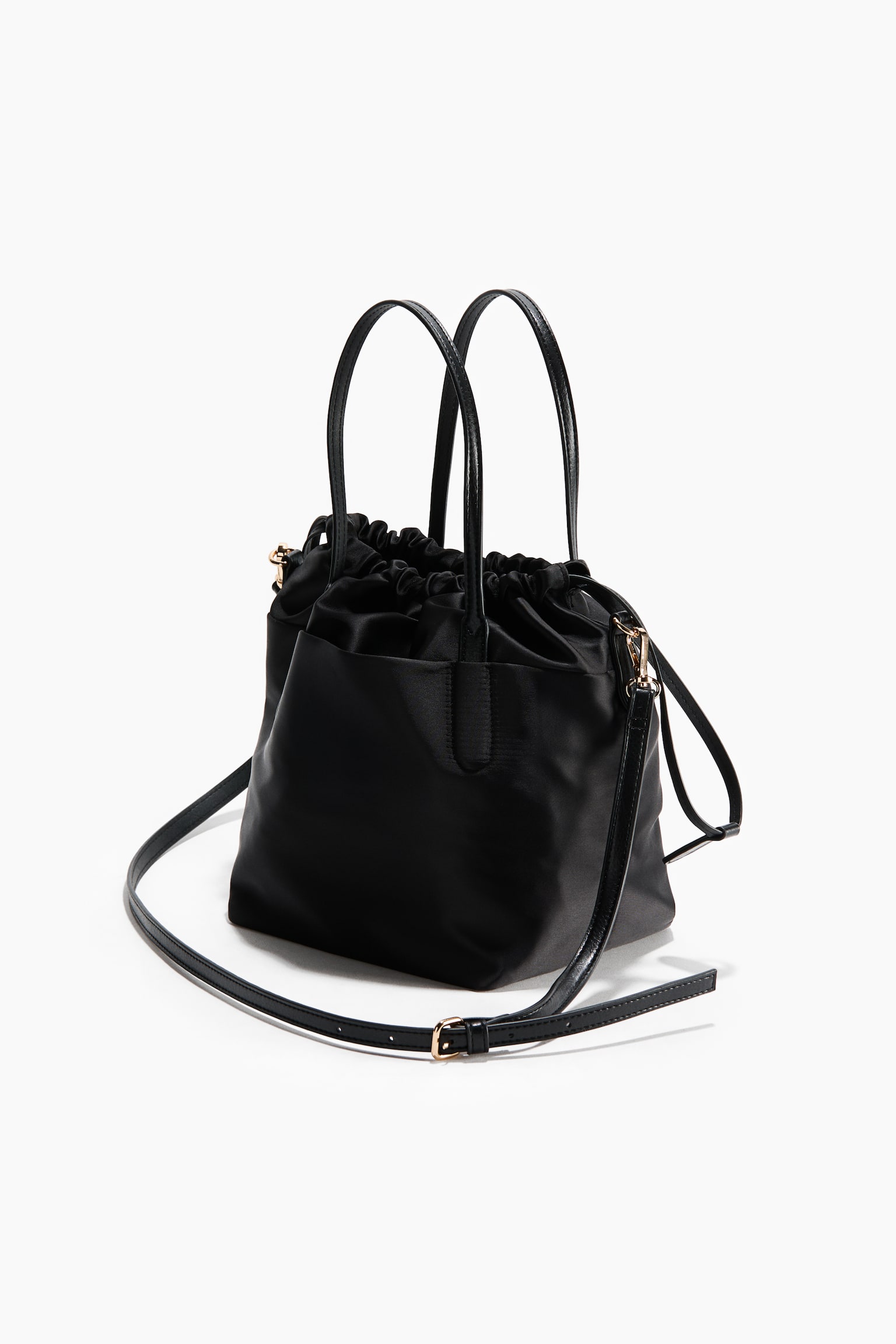 Женская сумка H&M Crossbody Bucket, цвет: Чёрный — фото 4