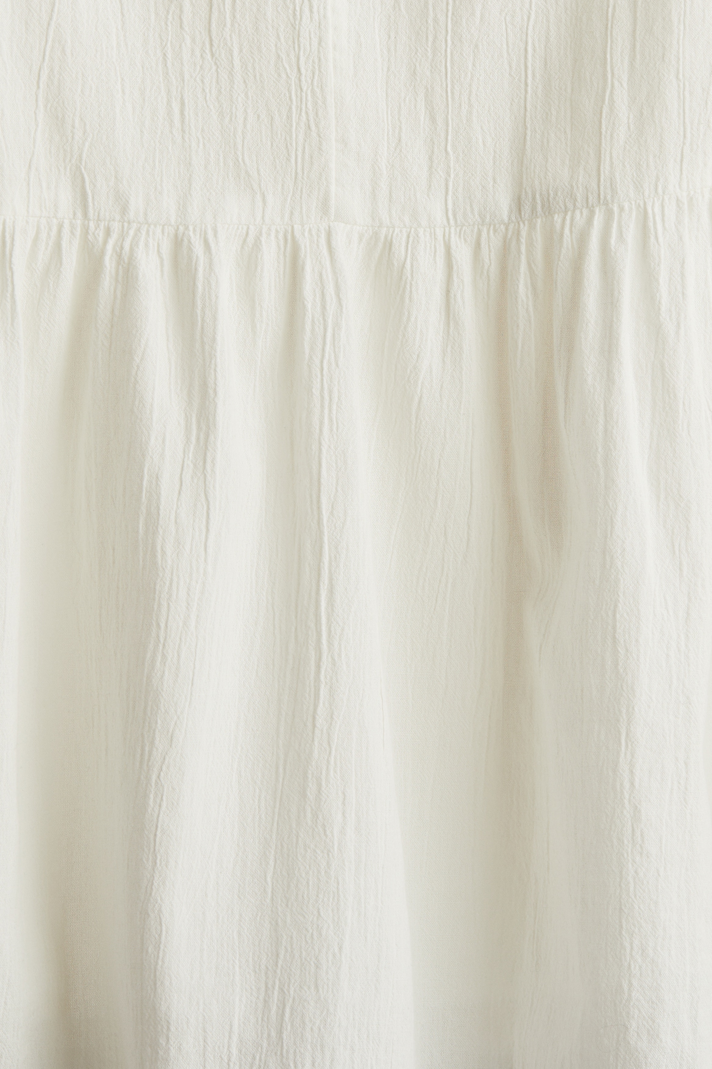 Flared-hem cotton dress