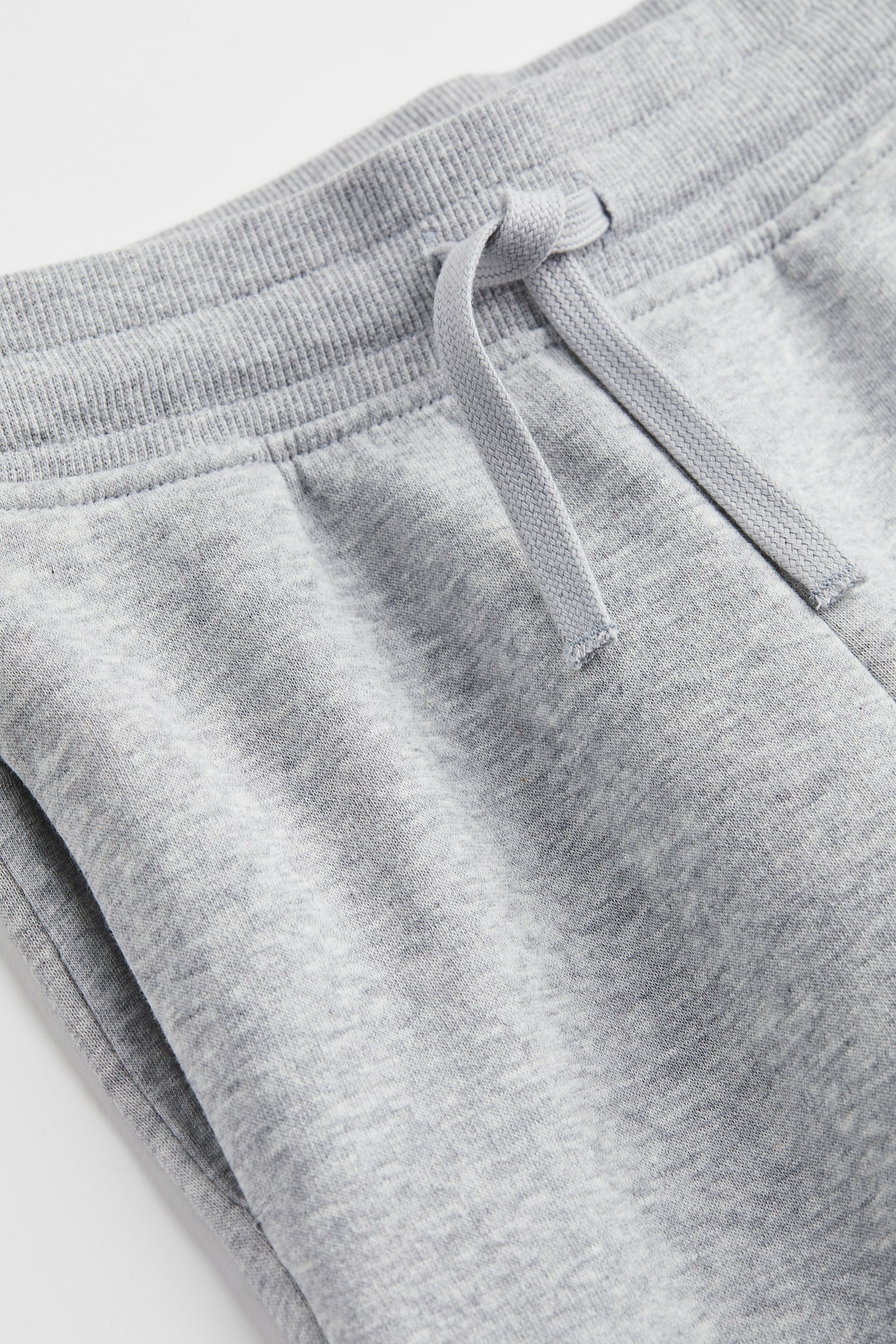 Brushed-inside joggers - Light grey marl/Dark blue/Black - 2