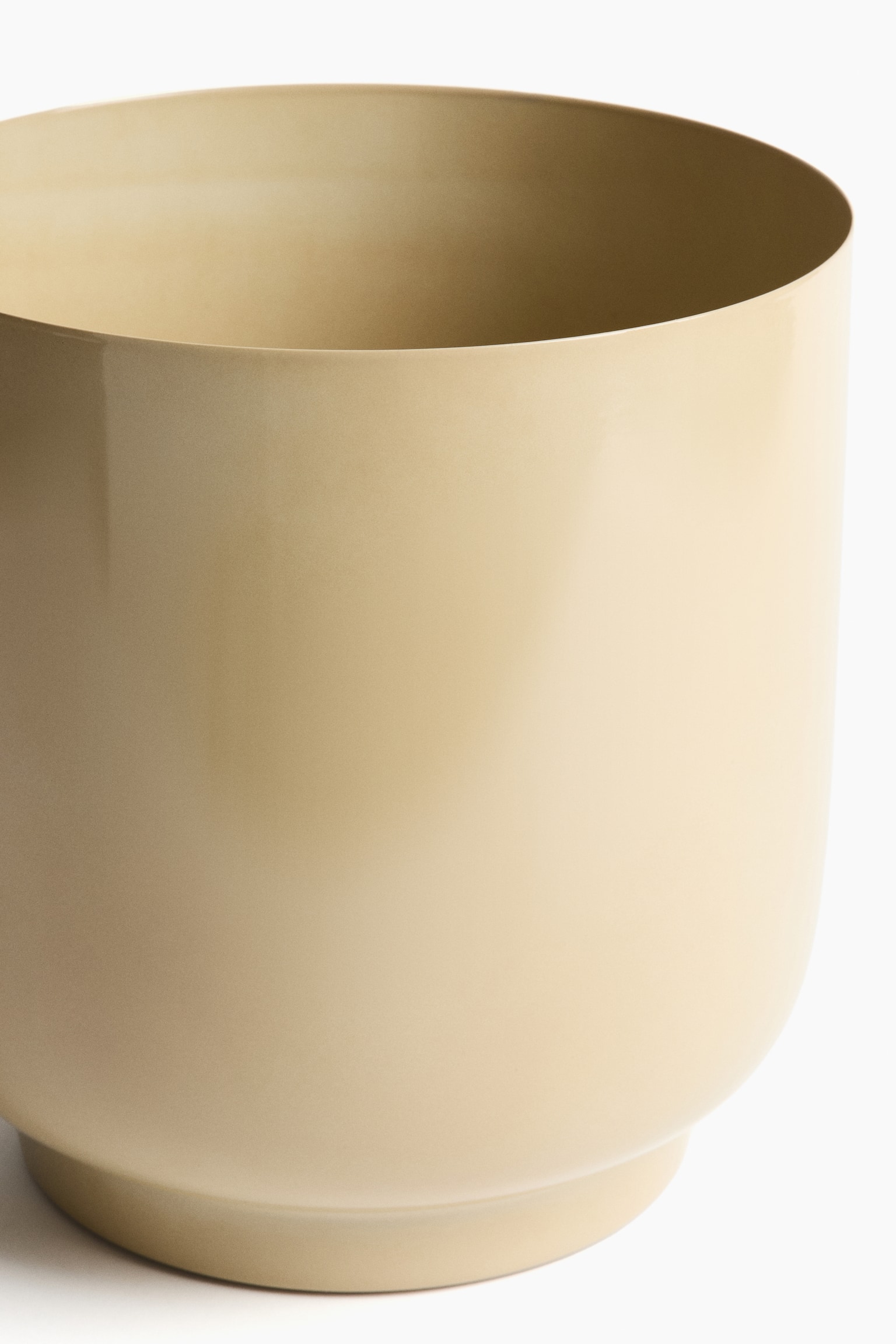 Large metal plant pot - Beige/Dark brown/Khaki green - 5