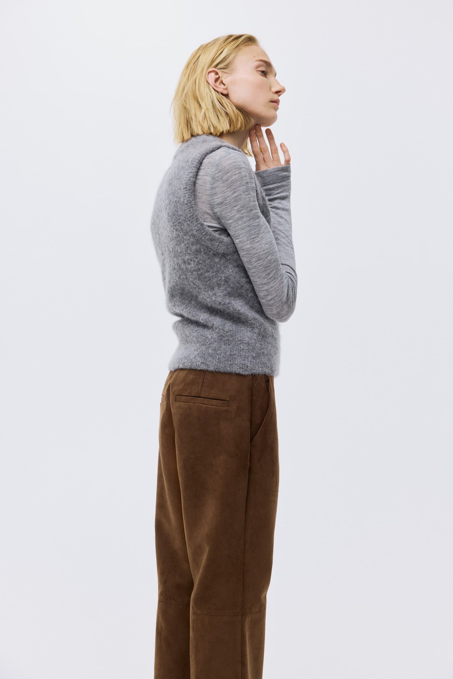 Pantaloni bootcut - Marrone/Marrone scuro/Nero - 3