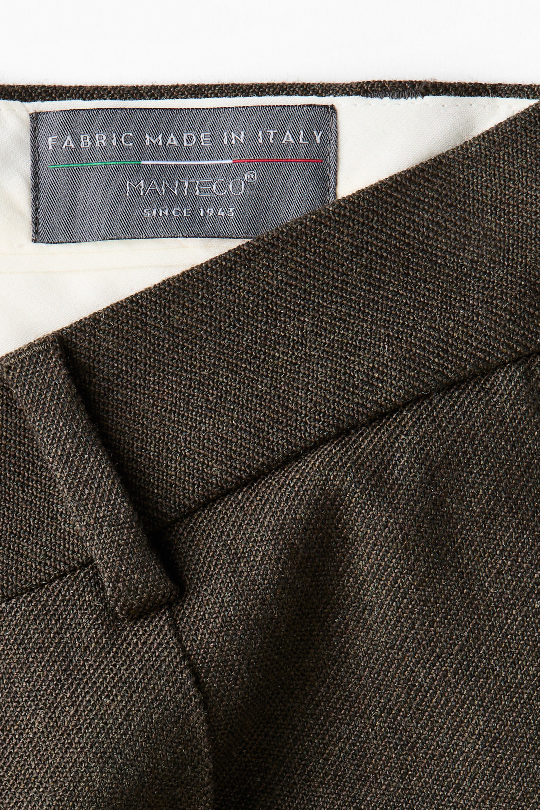 Pantalon de costume classique en laine mélangée