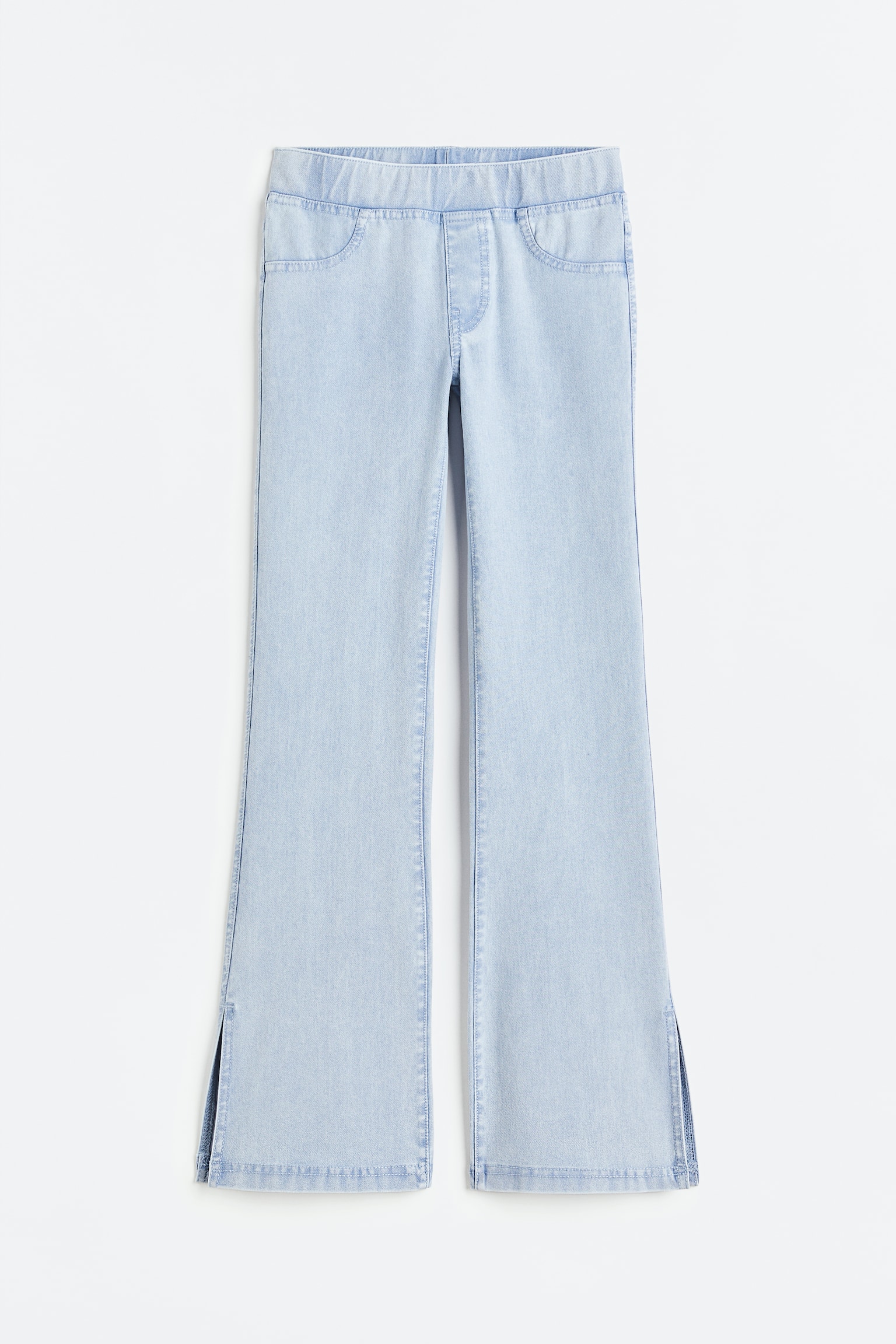 Flared jeggings - Light denim blue