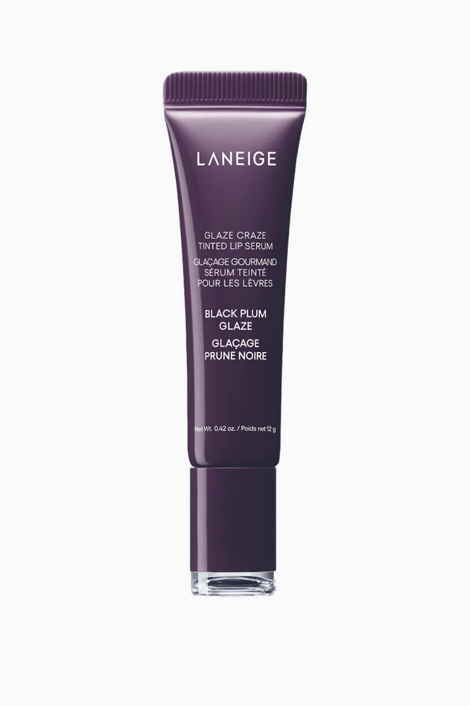 Glaze Craze Tinted Lip Serum - Black Plum/Rose Jam/Peach Glaze/Strawberry Sprinkles/Cinnamon Sugar/Lavender Frosting/Blueberry Jelly/Chocolate Frosting/Sugar Glaze