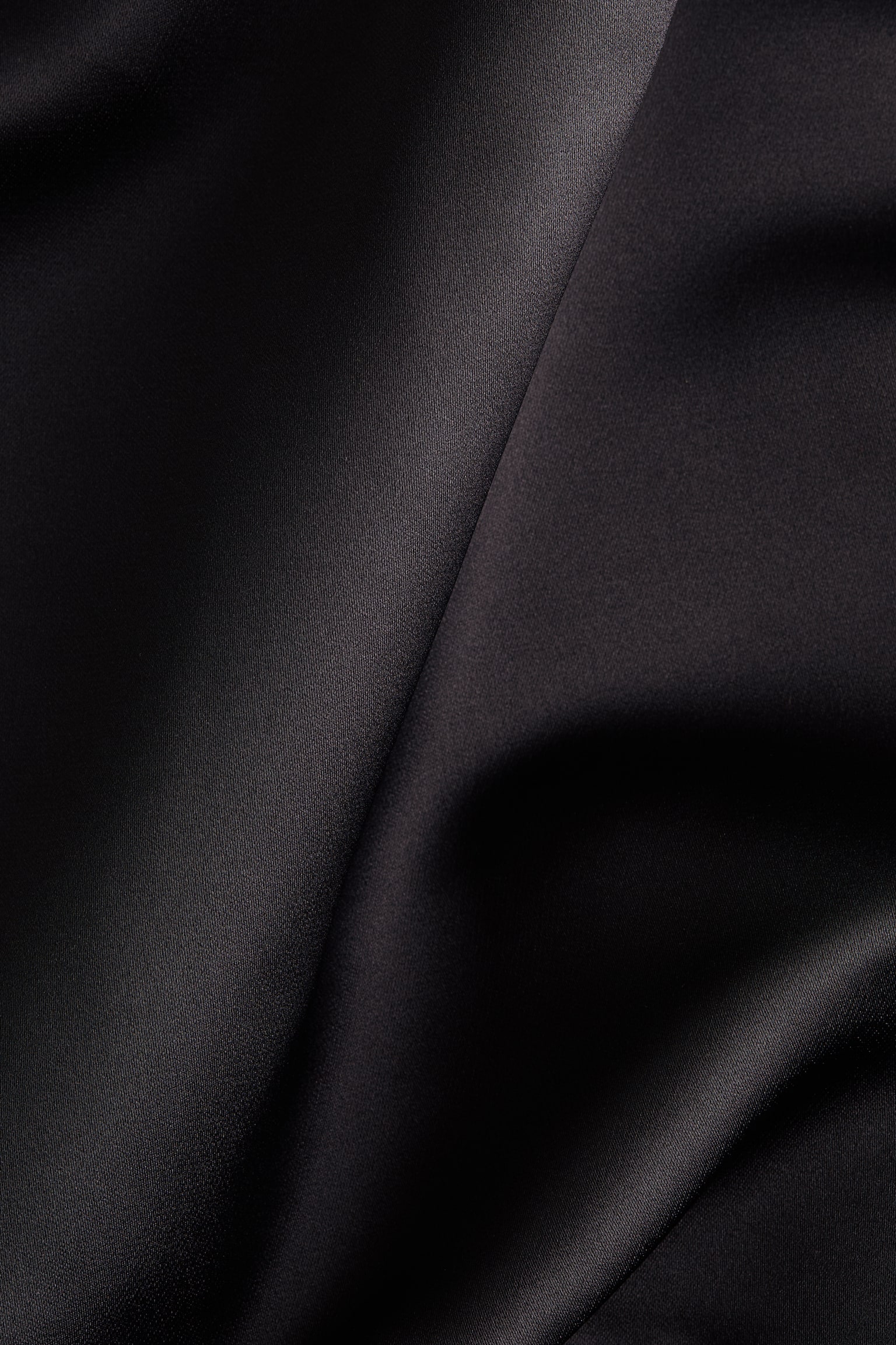 Satin dress - Black/Dark red - 2