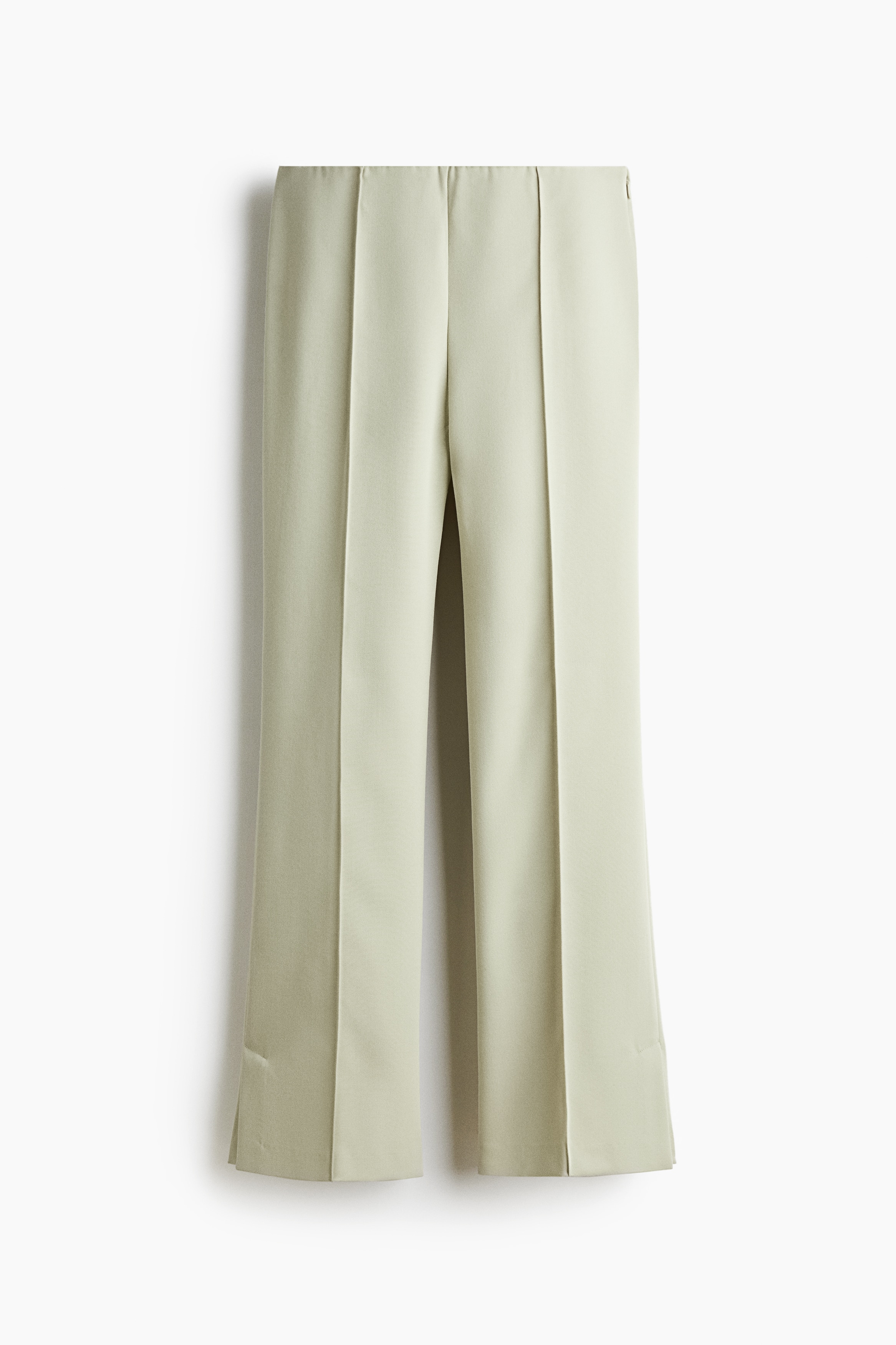 Tailored bootcut trousers - Light dusty green