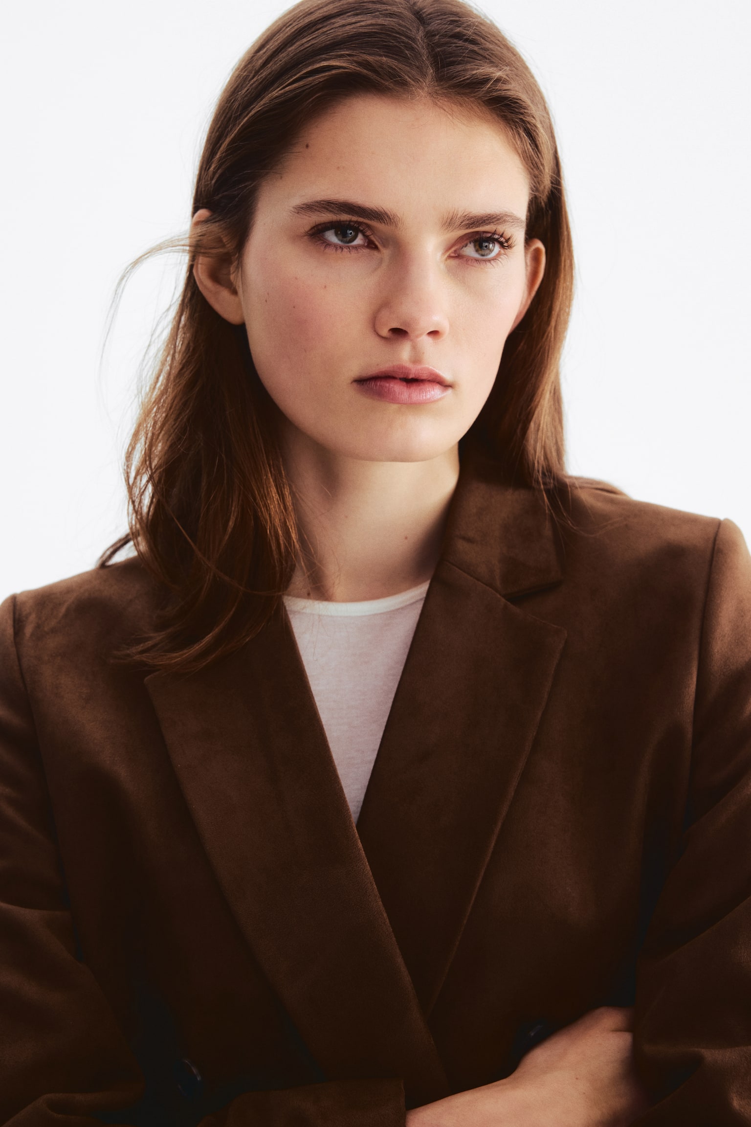 Double-breasted blazer - Brown - 6